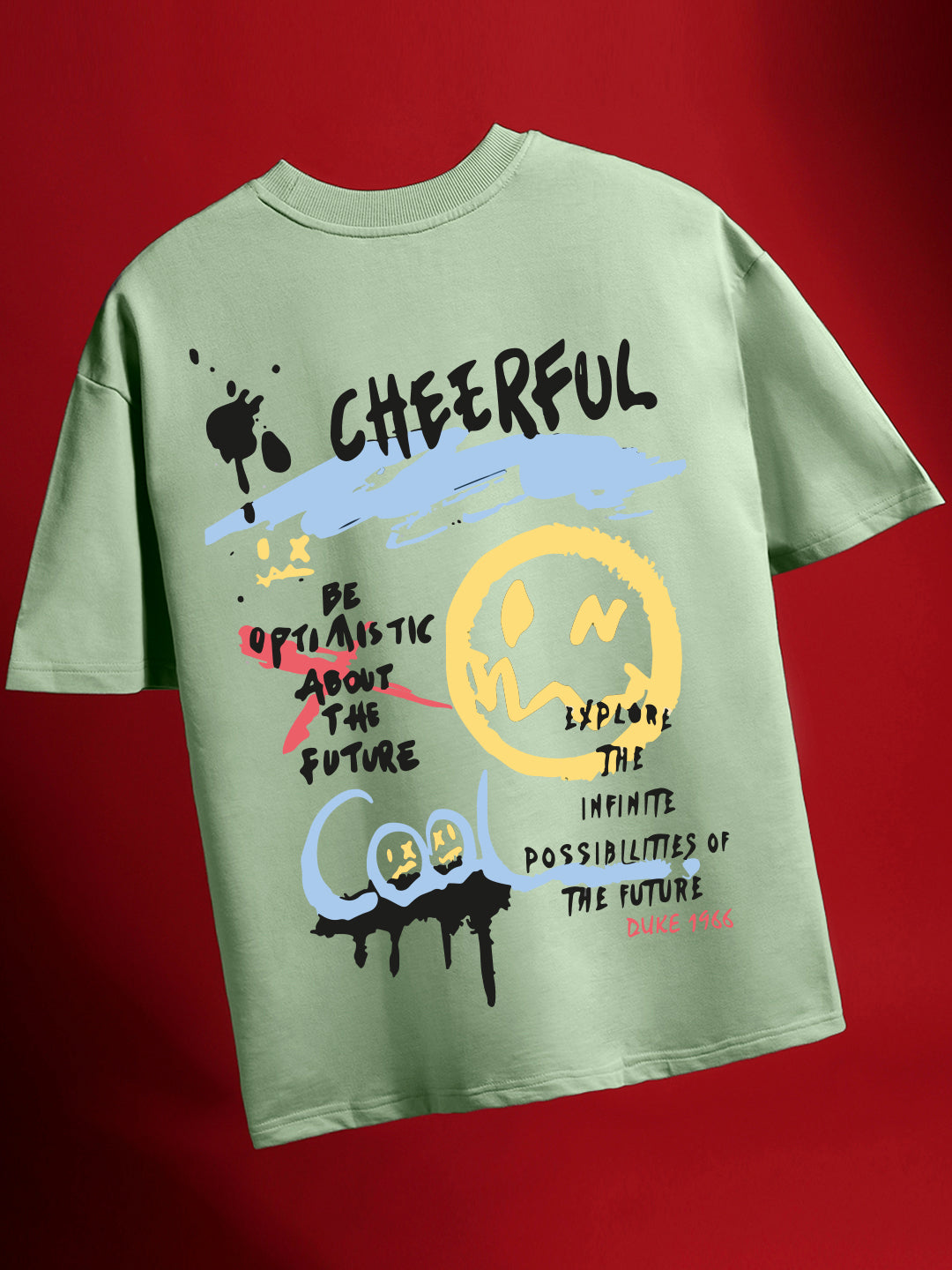 Cheer Full Oversized Fit T-Shirt