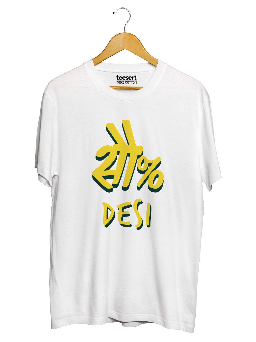 100% Desi Regular Fit T-Shirt