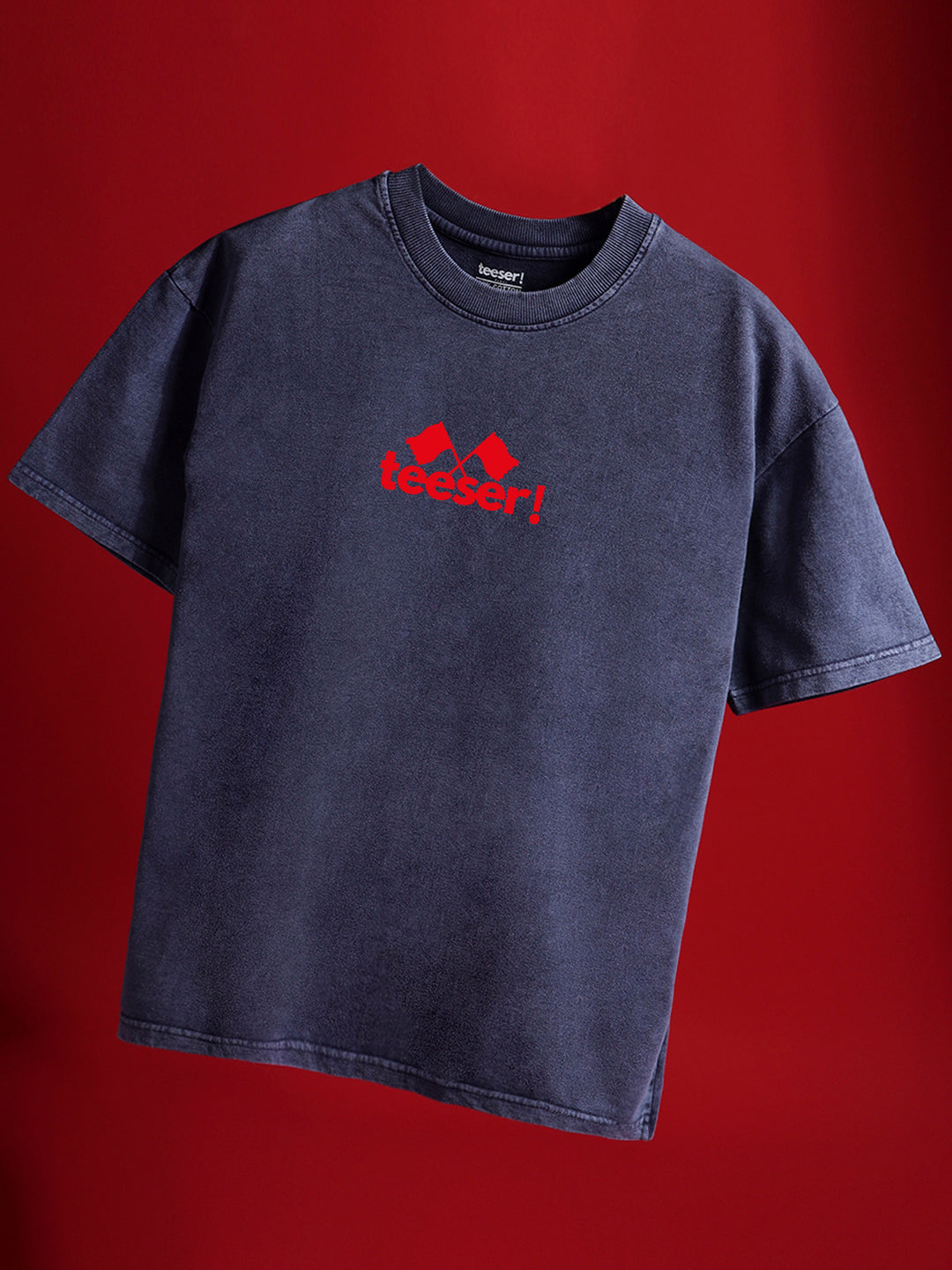 Red Flag Oversized Crew Neck T-Shirt