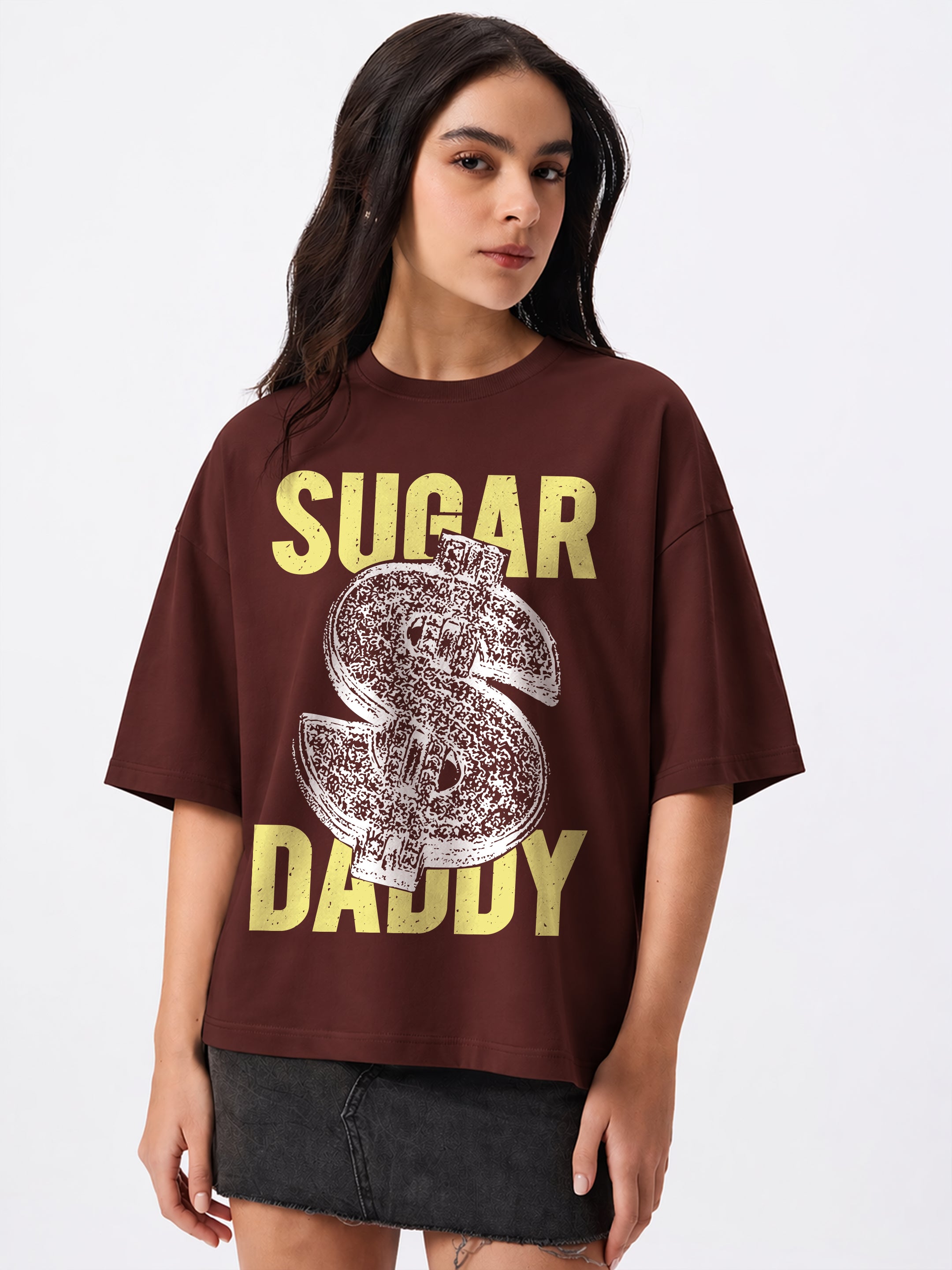 Sugar Daddy Oversized Fit T-Shirt For Women