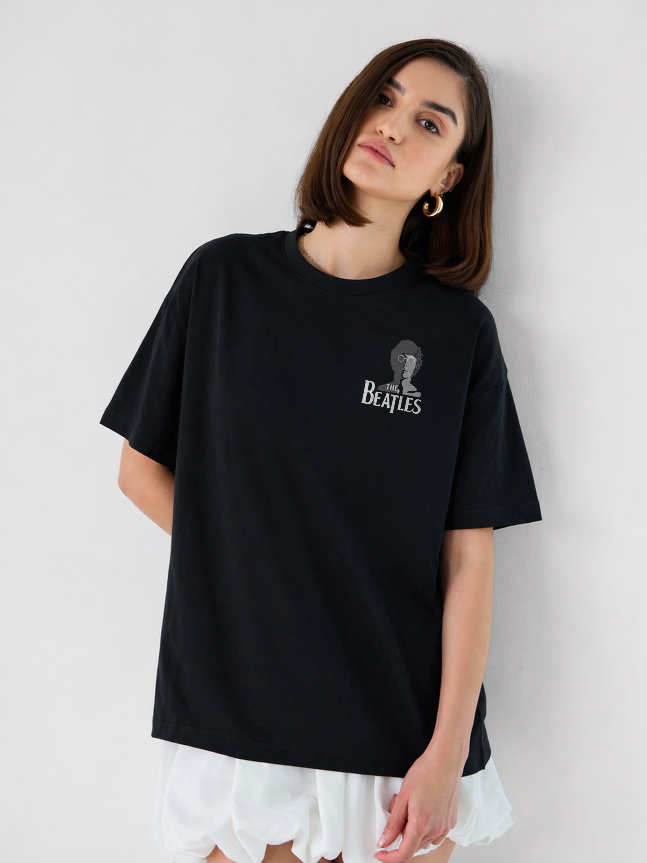 Lonely Hearts Oversized Fit T-Shirt For Women