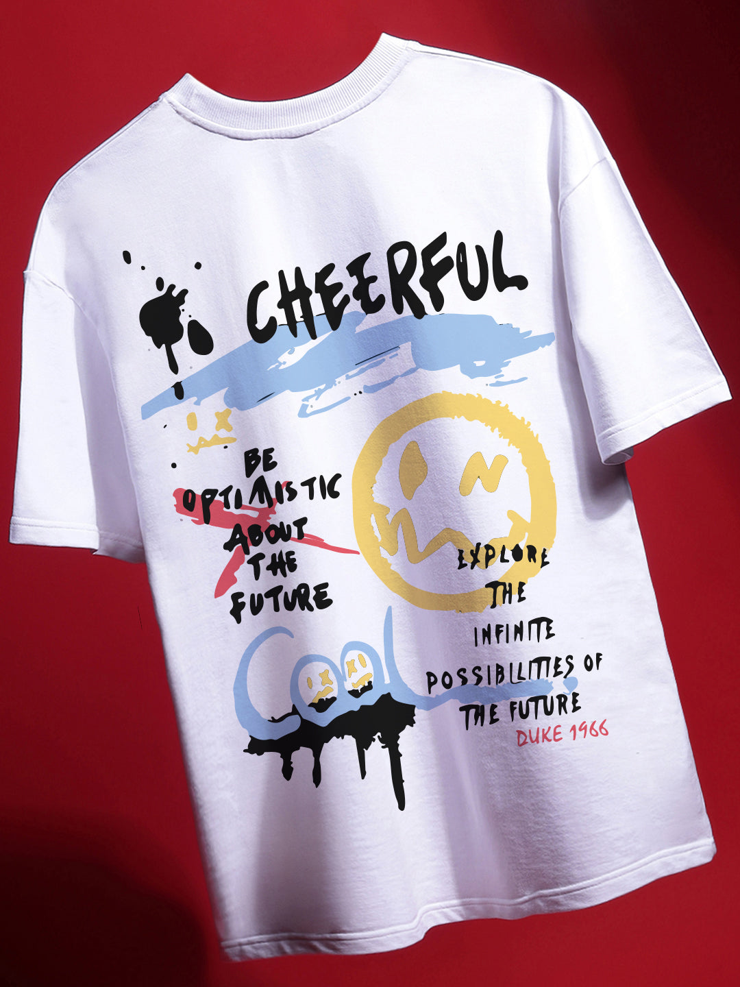 Cheer Full Oversized Fit T-Shirt