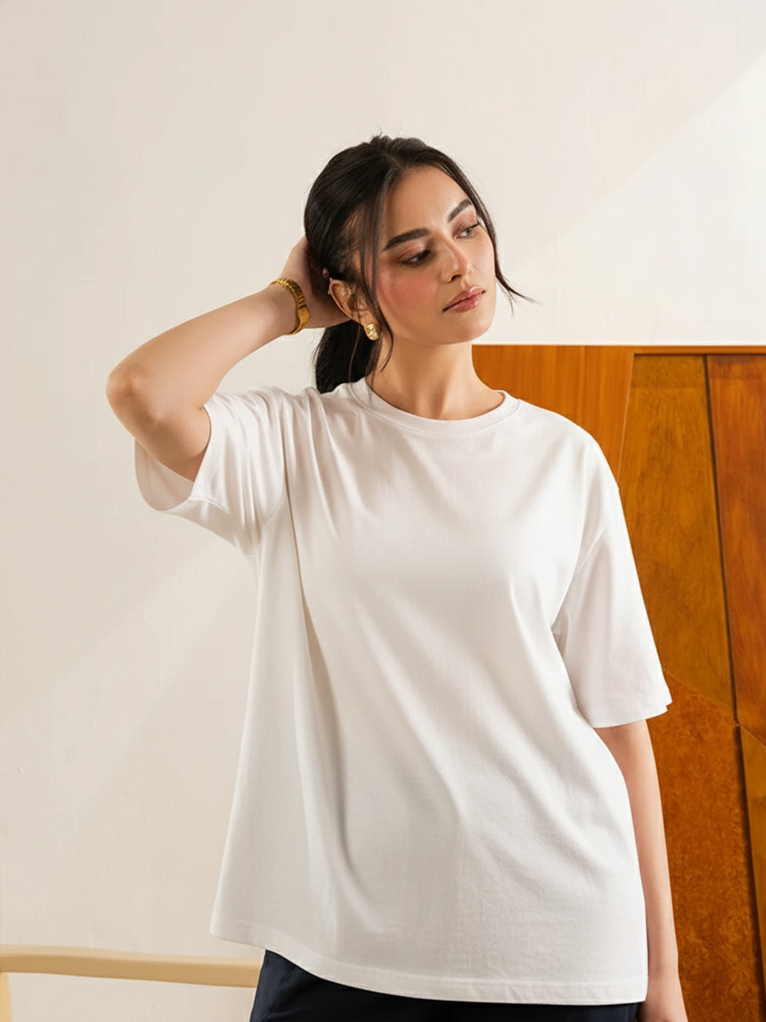 Classic White Oversize T-Shirt For Women
