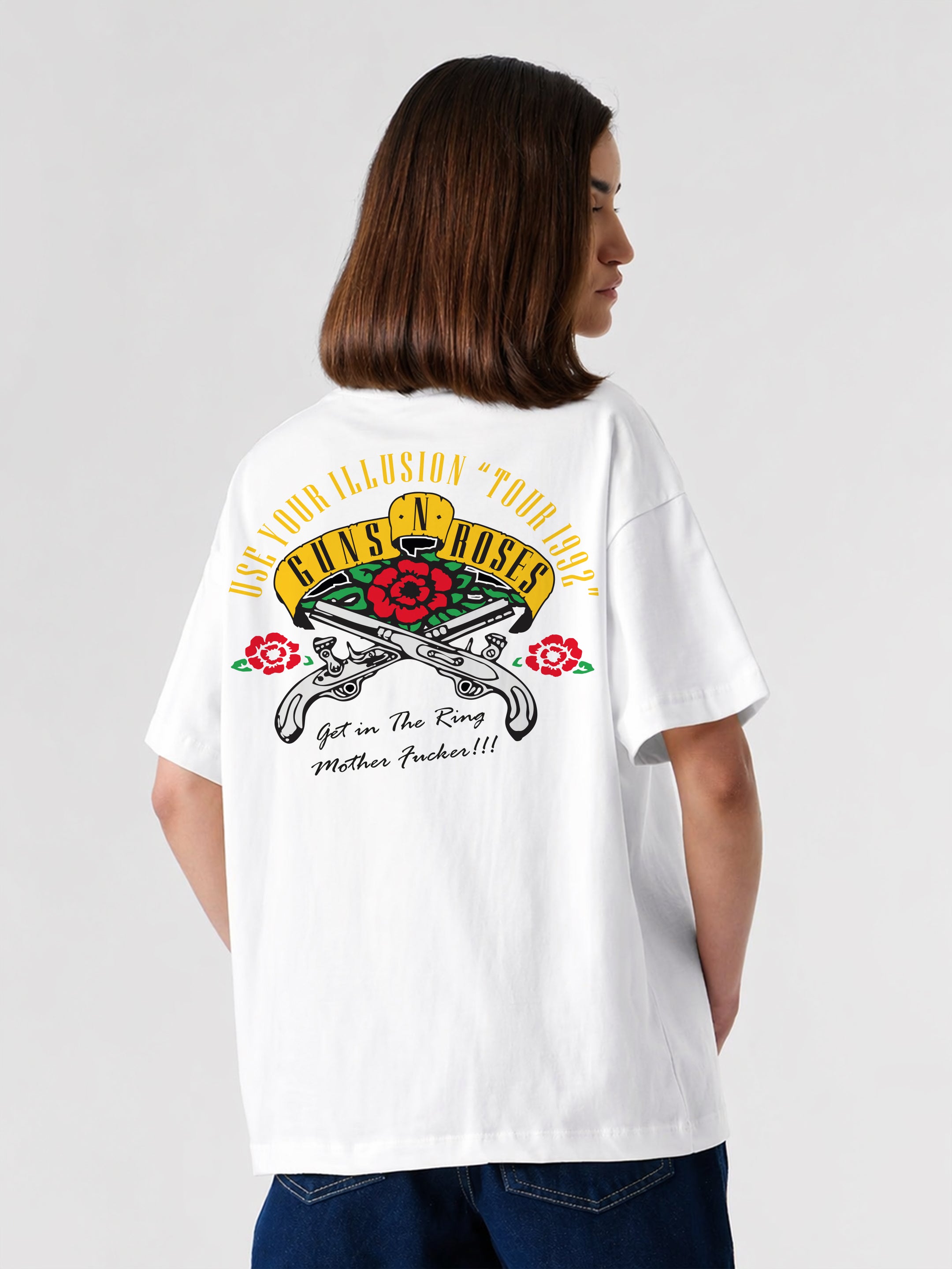 Guns N Roses Oversized T-Shirts For Women