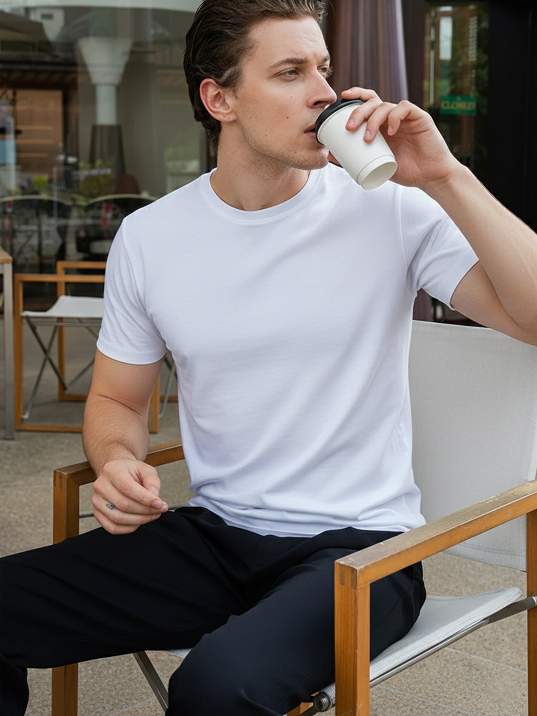Classic White Regular Fit T-Shirt