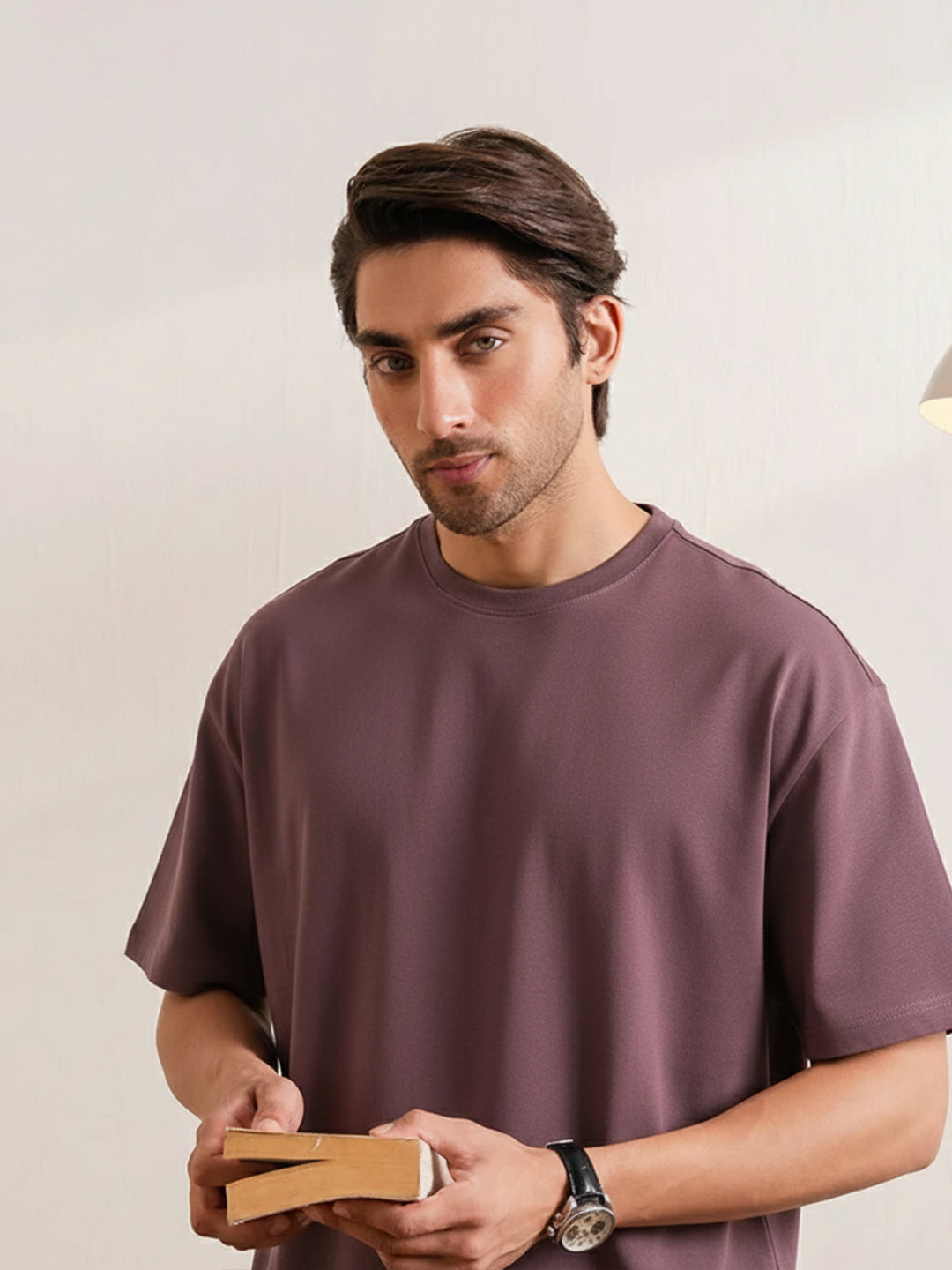 Classic Plum Oversize T-Shirt