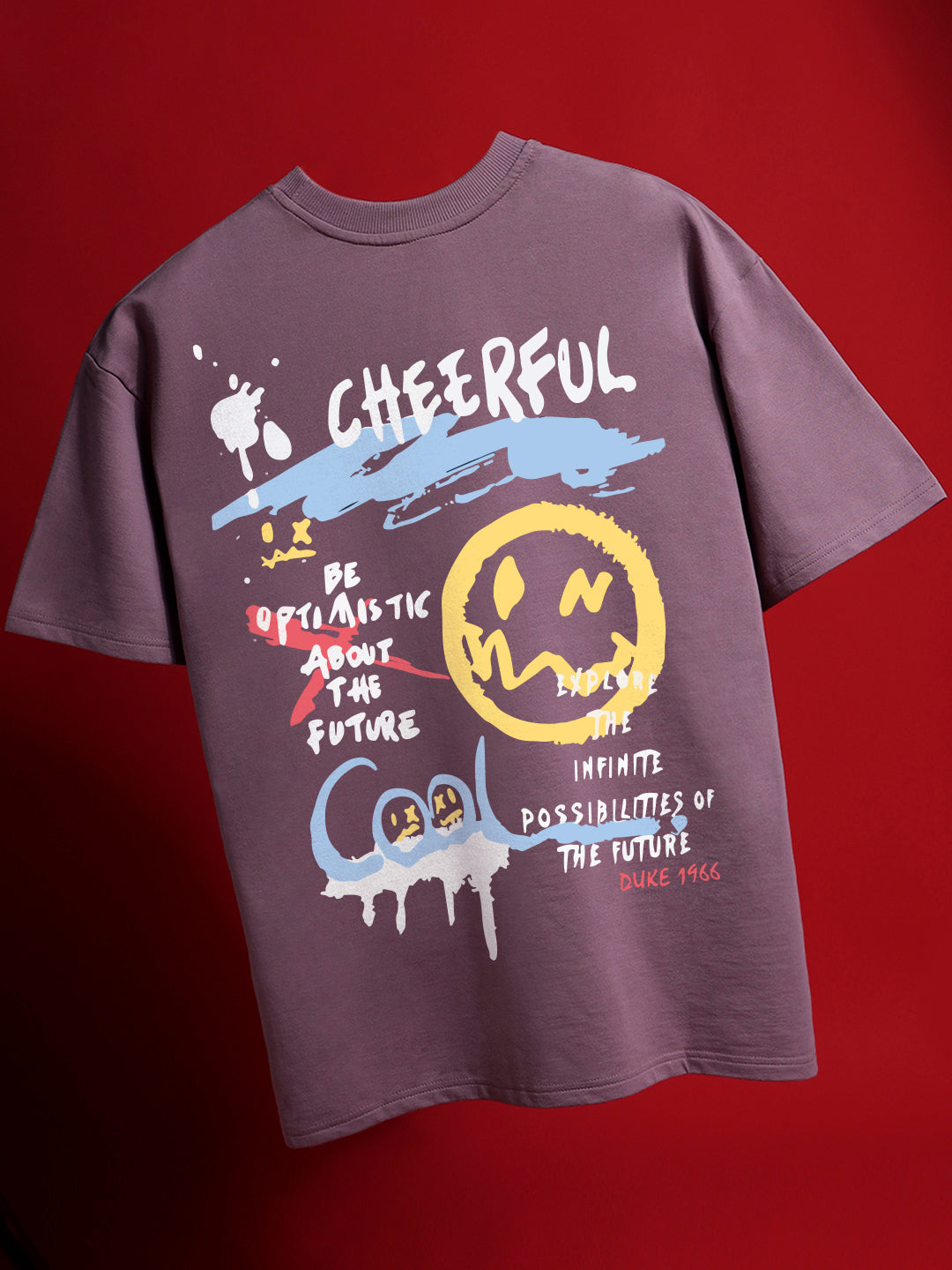 Cheer Full Oversized Fit T-Shirt