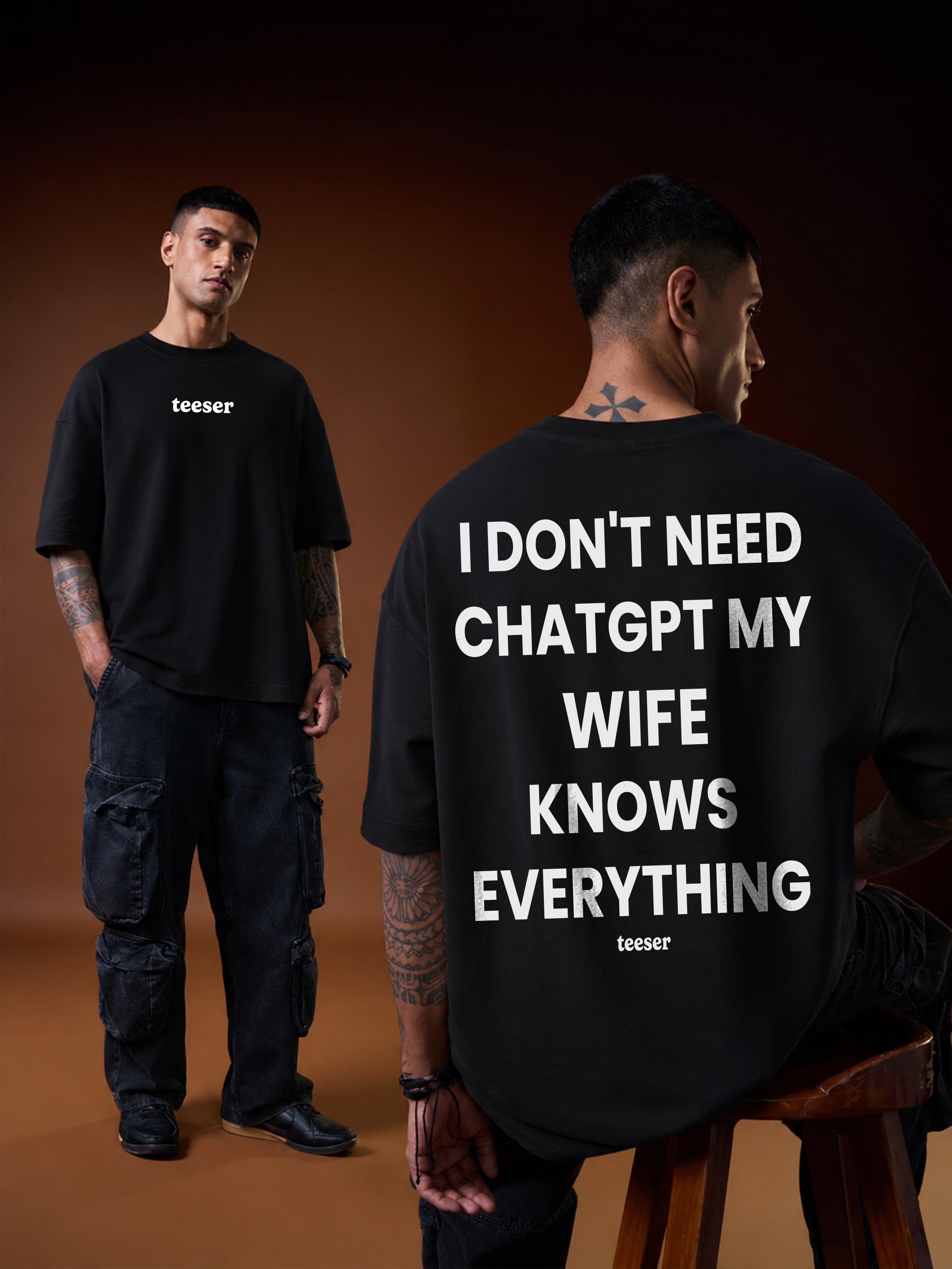 My Wife Knows Everything Oversized T-Shirt