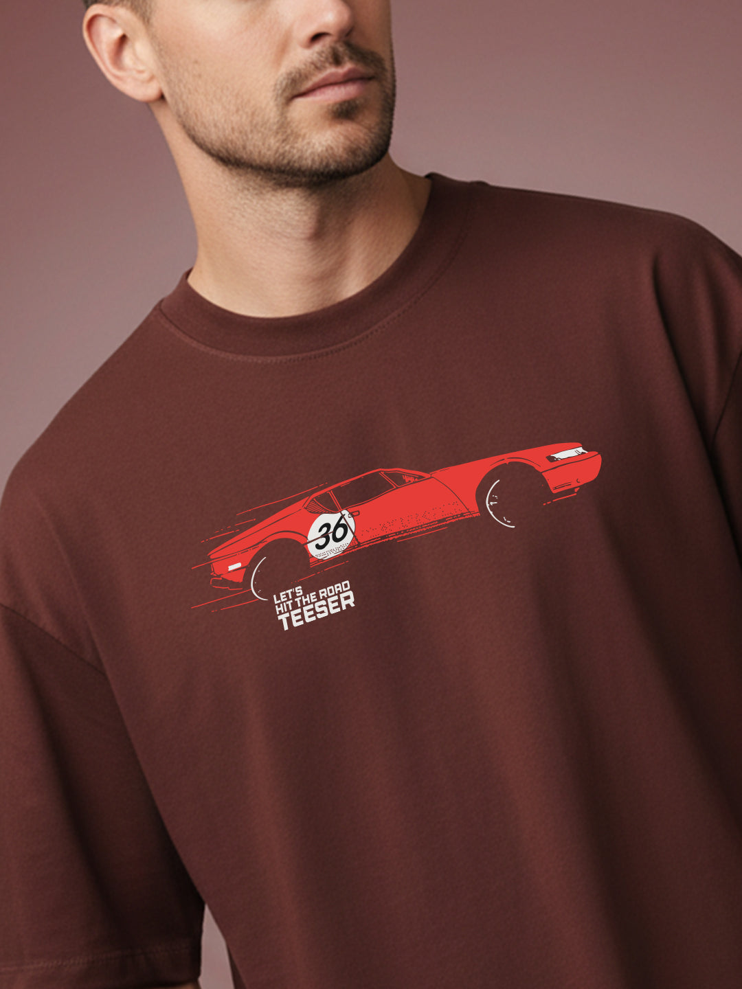 Let's Hit The Road Oversized Fit T-Shirt