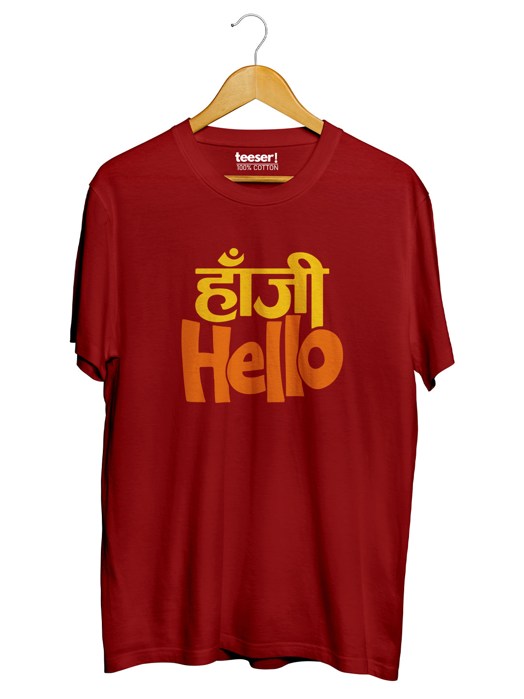 Han ji Hello Regular Fit T-Shirt