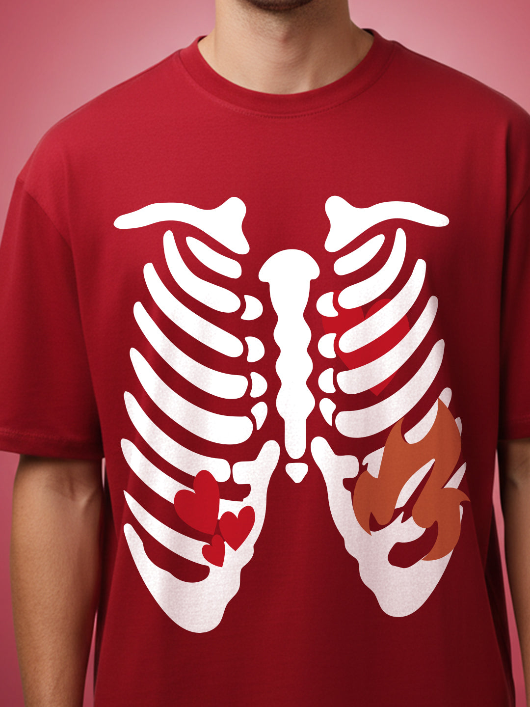 Skeleton Oversized Fit T-Shirt