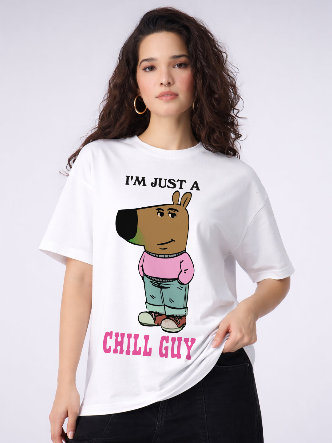 Chill Guy Oversized T-Shirt