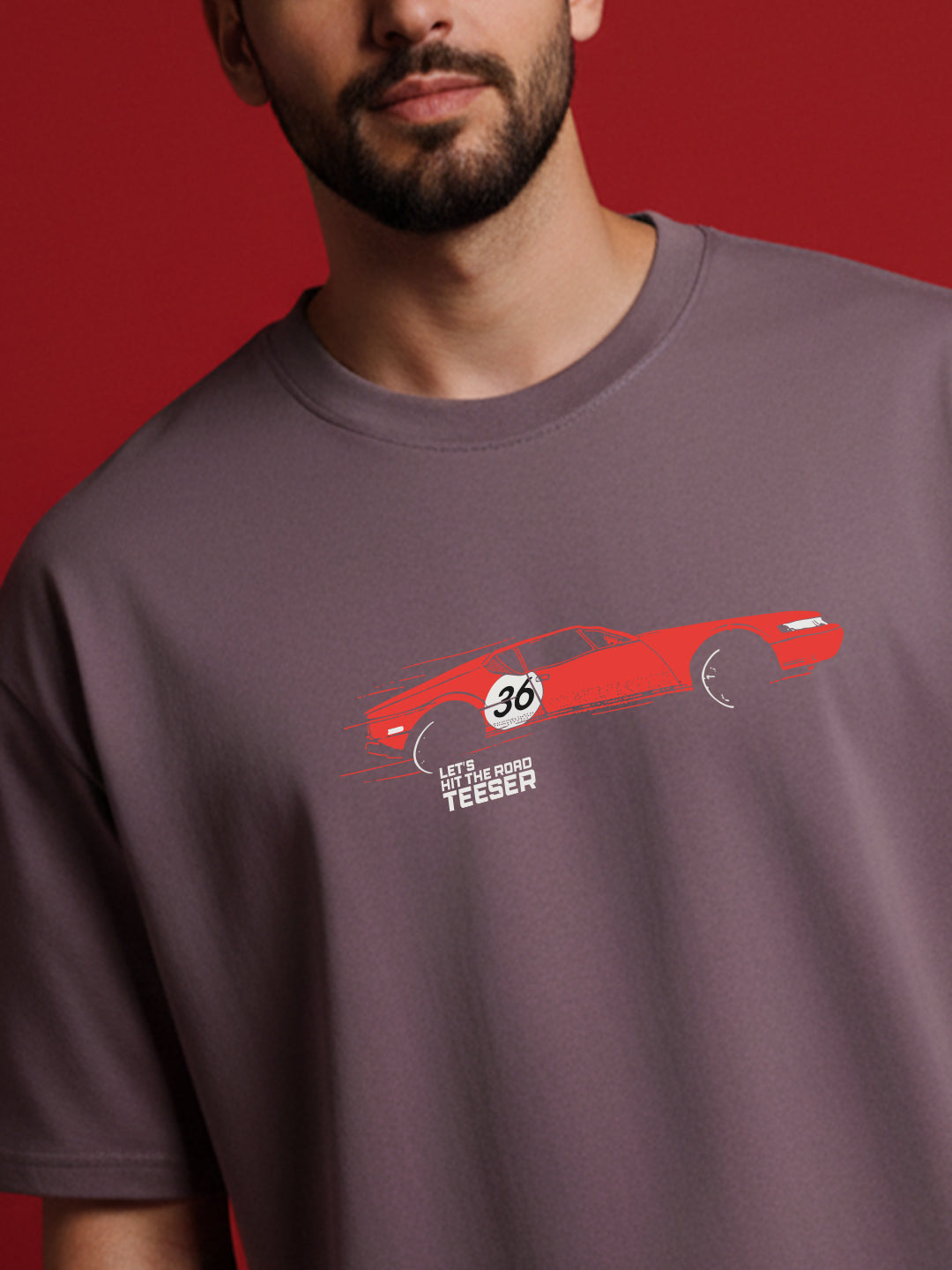 Let's Hit The Road Oversized Fit T-Shirt