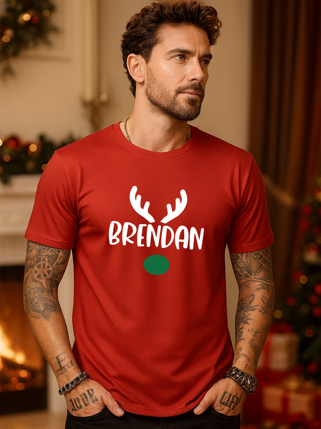Brendan Christmas Regular T-Shirt For Men