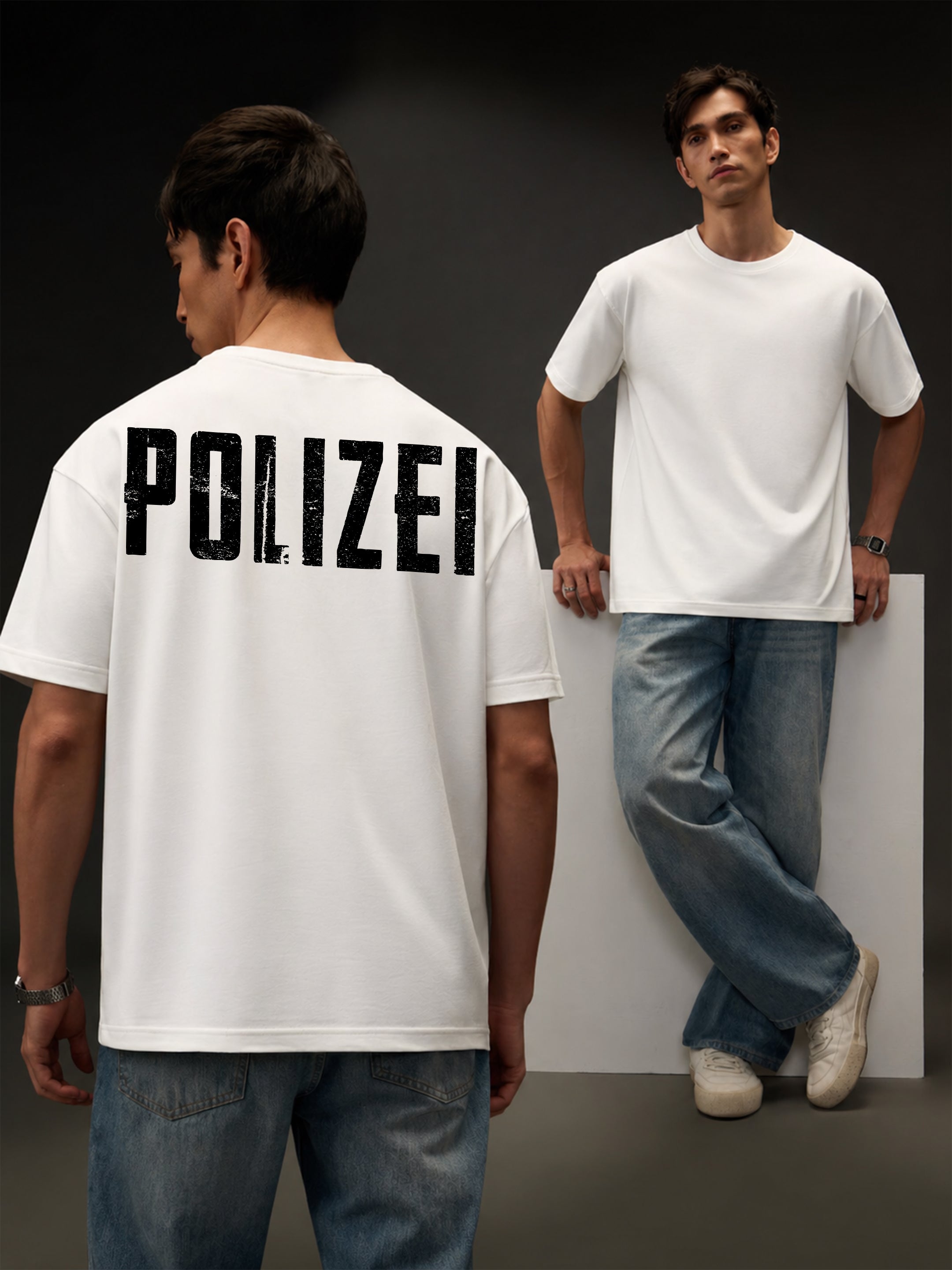 Polizei Oversized Fit T-Shirt