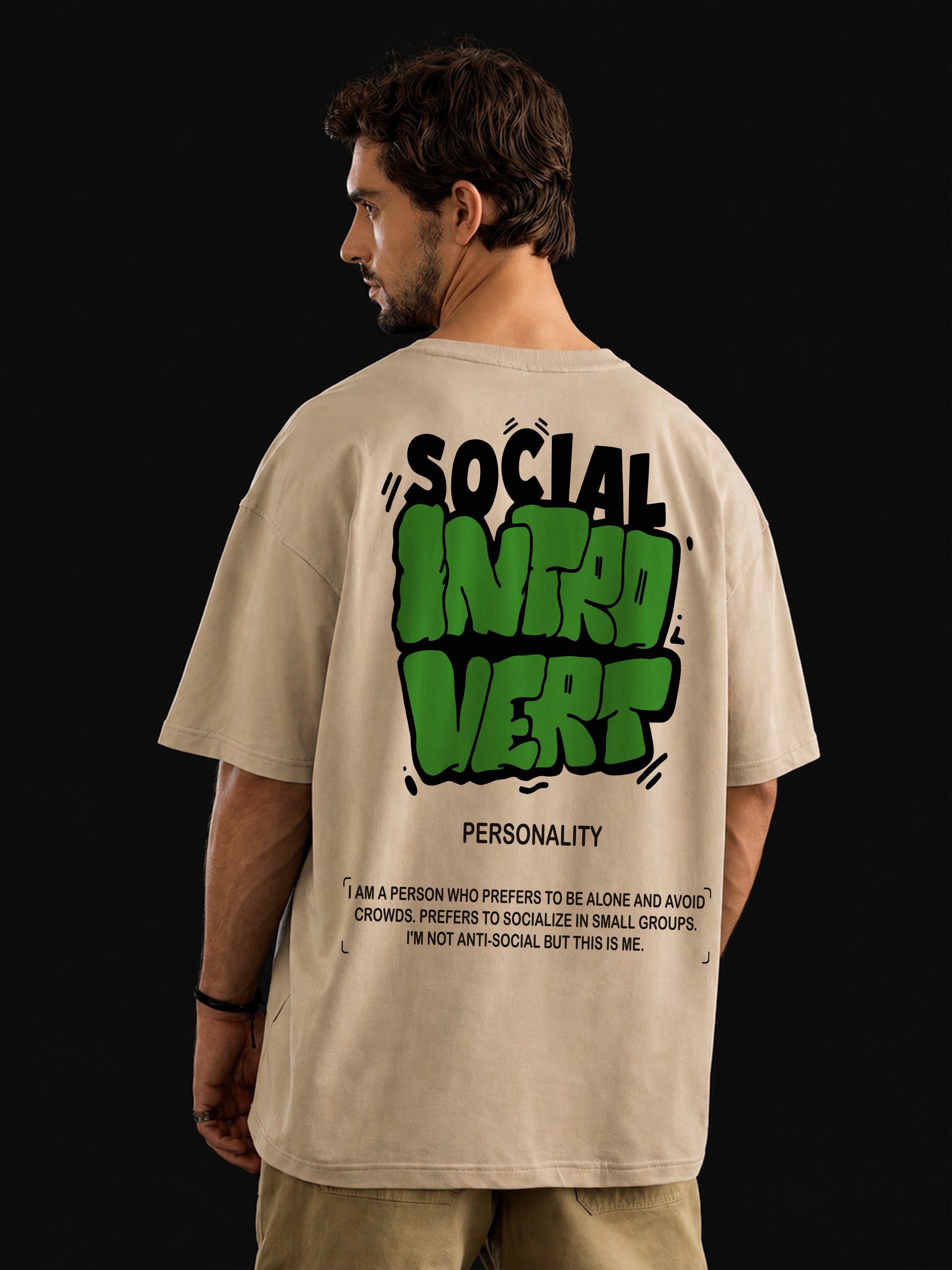 Introvert Oversized Fit T-Shirt