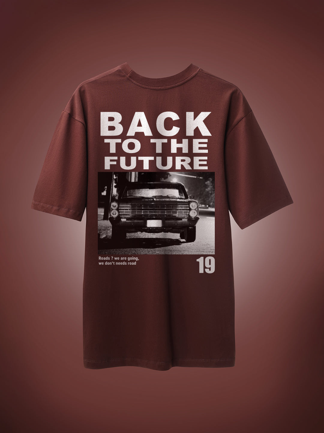 Back to the Future Oversized Fit T-Shirt