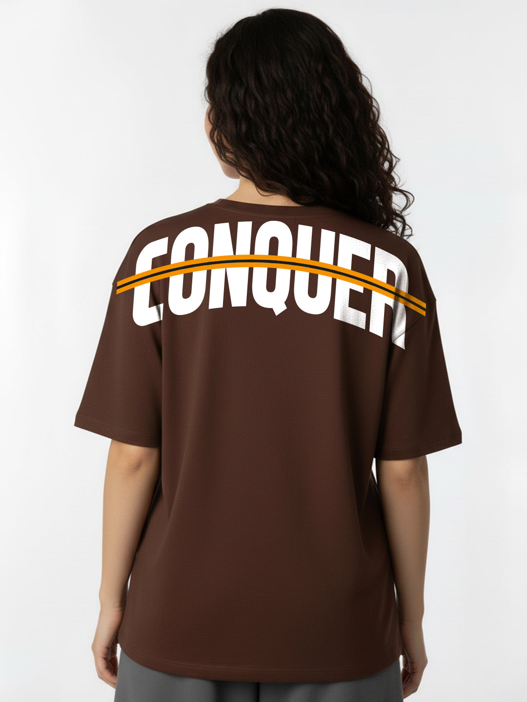 Conquer Oversized Fit T-Shirt For Women