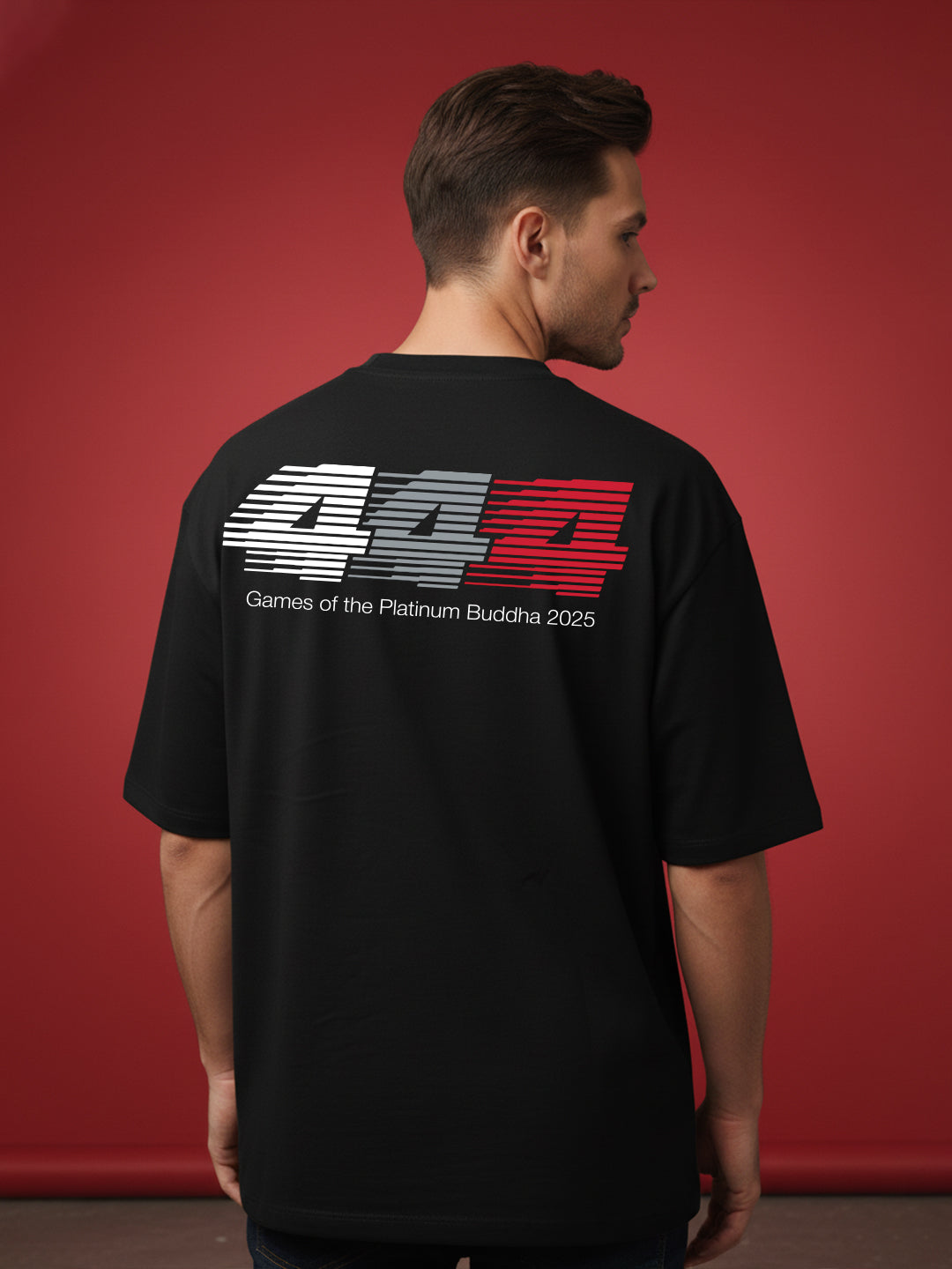444 Game Of The Platinum Buddha  Oversized Fit T-Shirt