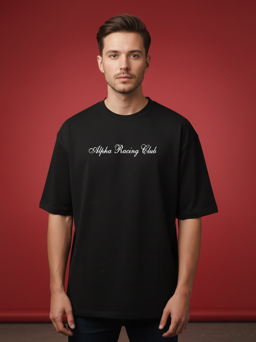 Alpha Racing Club Oversized Fit T-Shirt