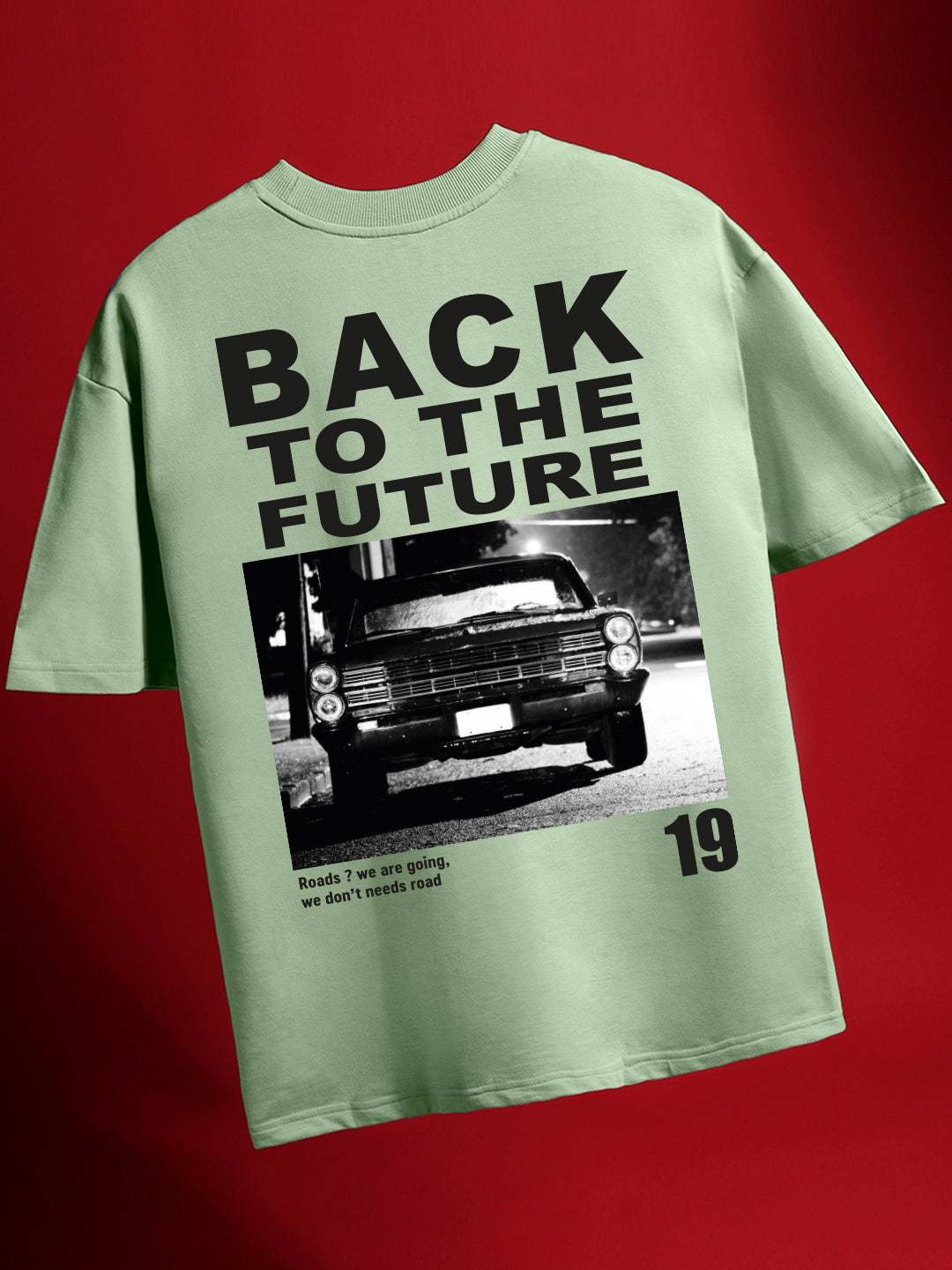 Back to the Future Oversized Fit T-Shirt