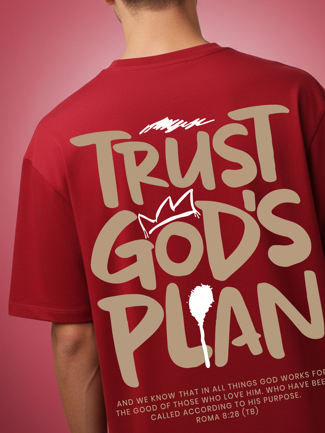 Trust God Plan Oversized Fit T-Shirt