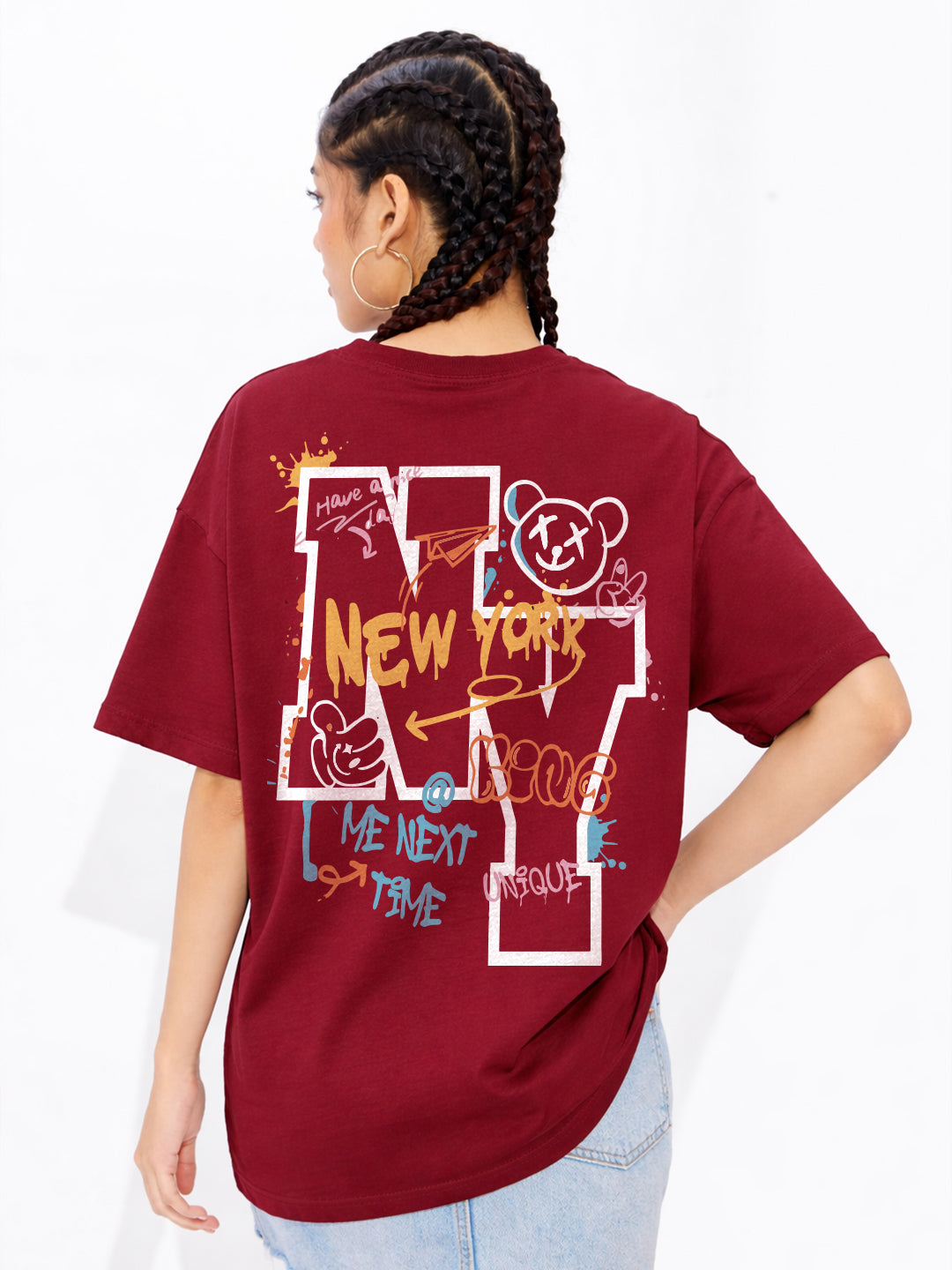 New York Oversized Fit T-Shirt For Women