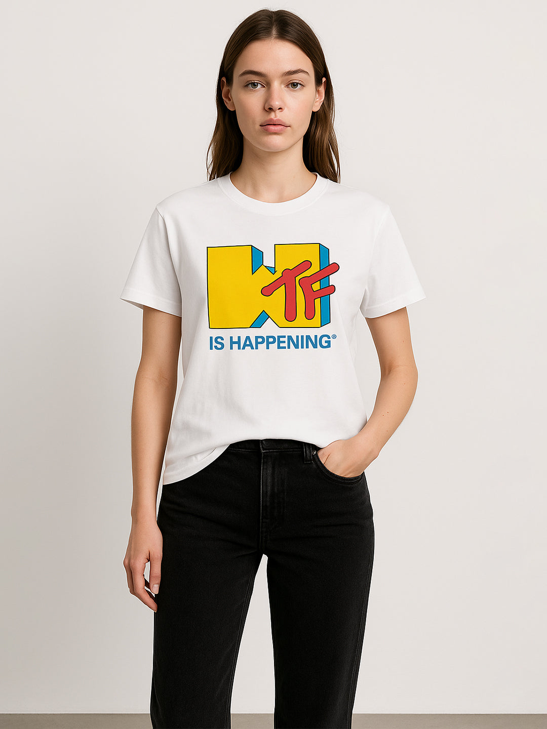 WTF Regular Fit T-Shirt For Women