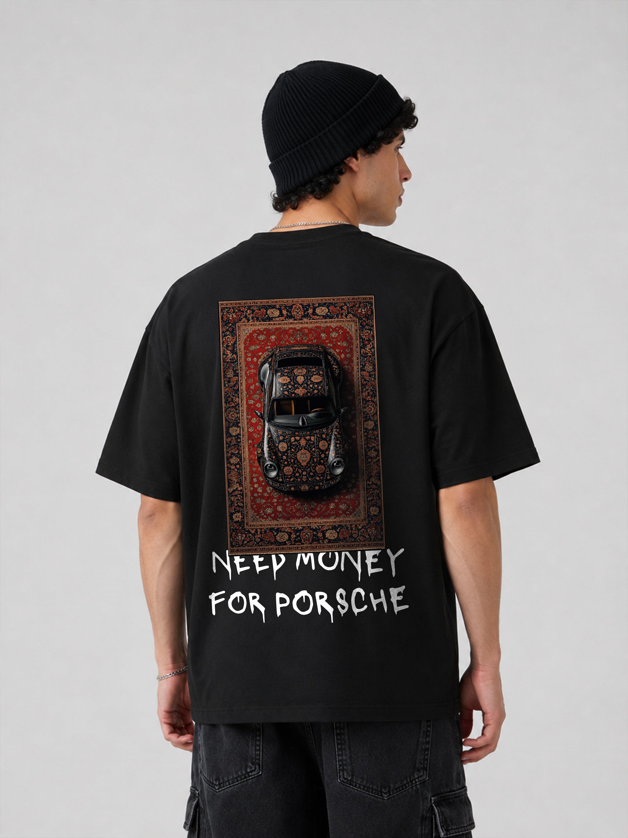 911 Porsche Oversized Fit Graphic T-Shirt
