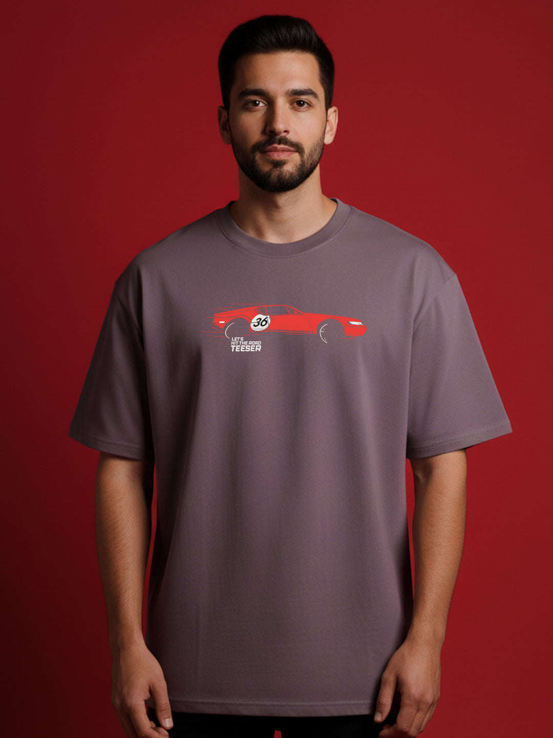 Let's Hit The Road Oversized Fit T-Shirt
