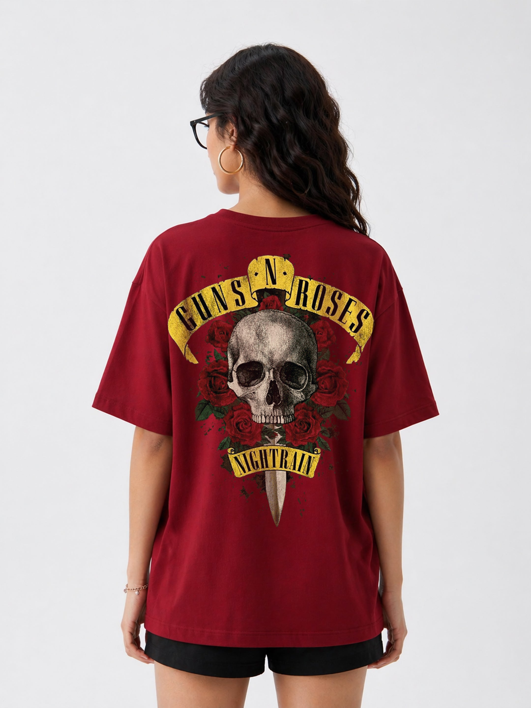 Guns N Roses Oversize T-Shirt For Women