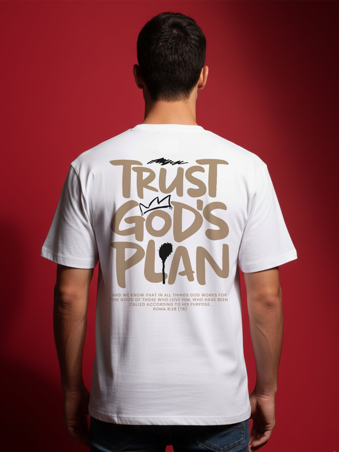 Trust God Plan Oversized Fit T-Shirt