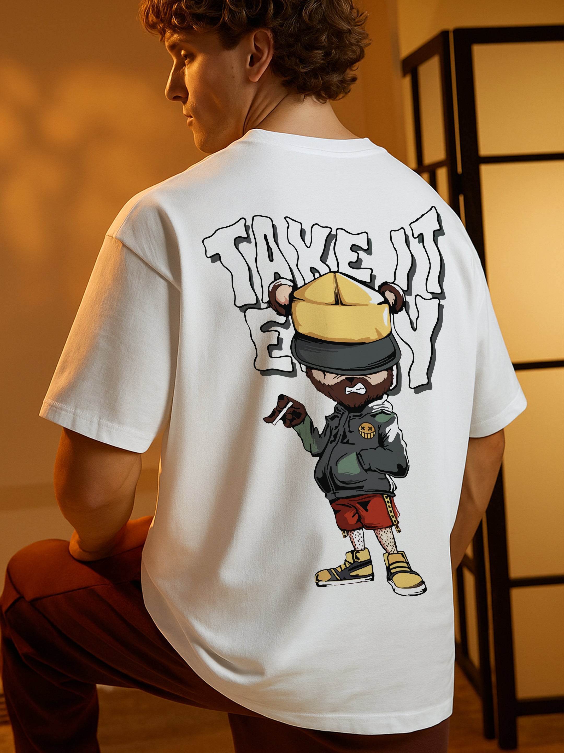 Take It Easy Oversized Fit T-Shirt