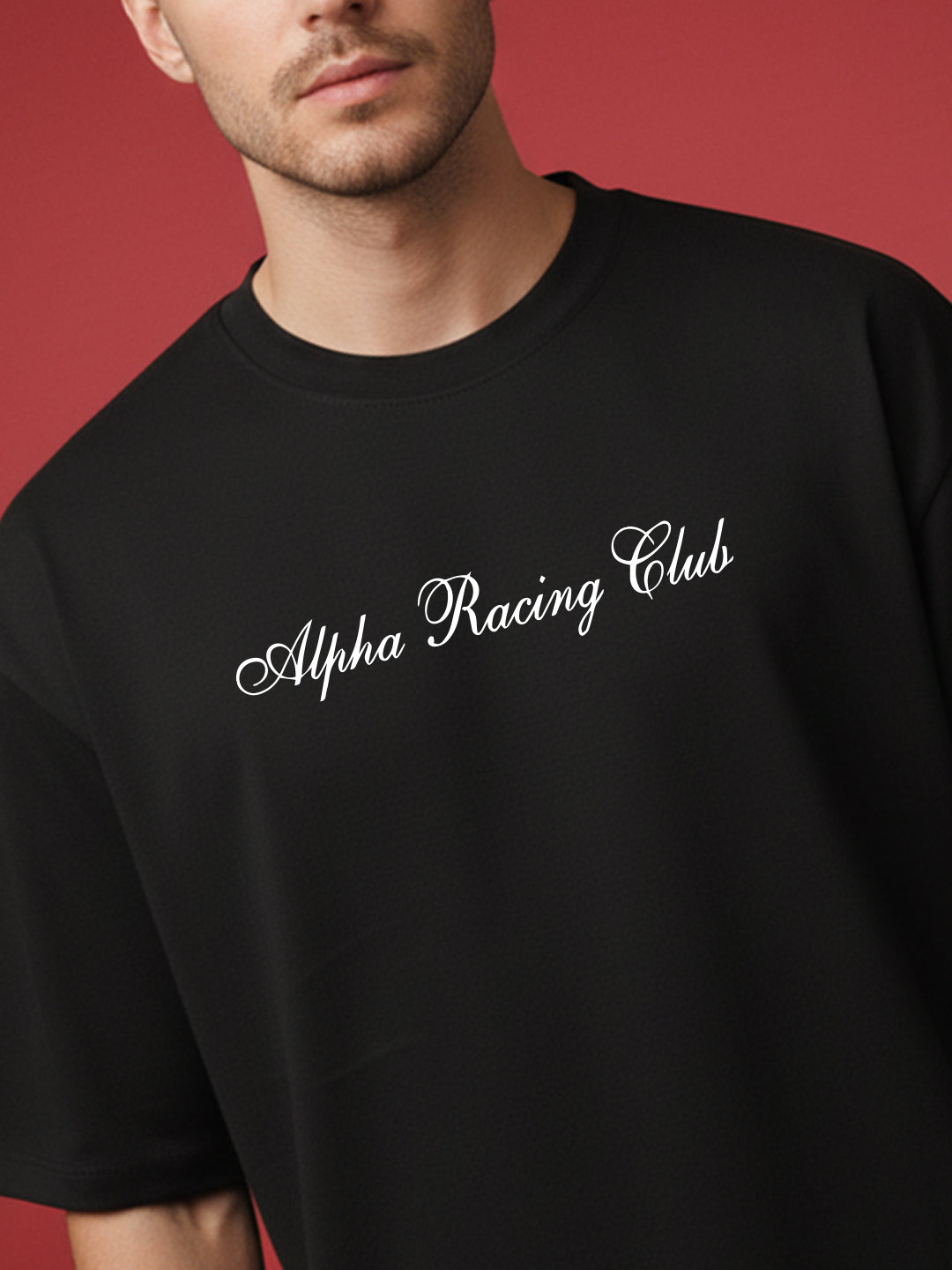 Alpha Racing Club Oversized Fit T-Shirt