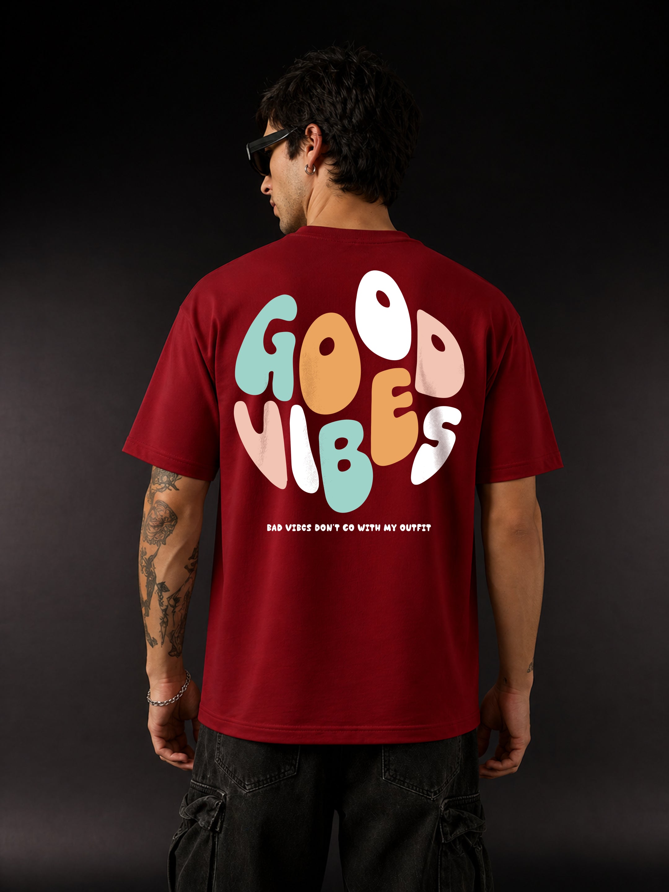 Good Vibes Only Oversized T-Shirt