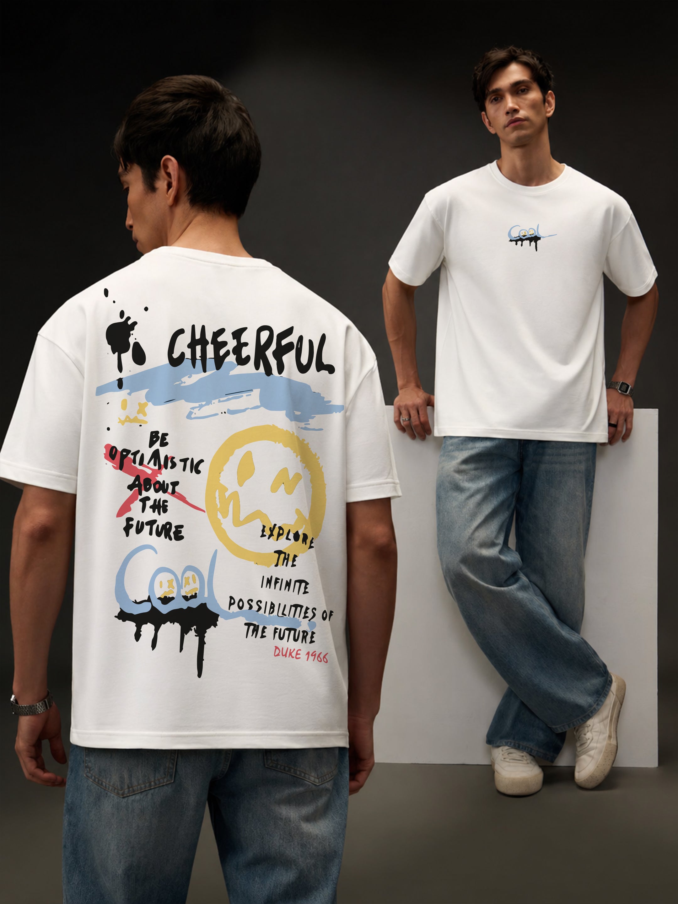 Cheerful Oversized Fit T-Shirt