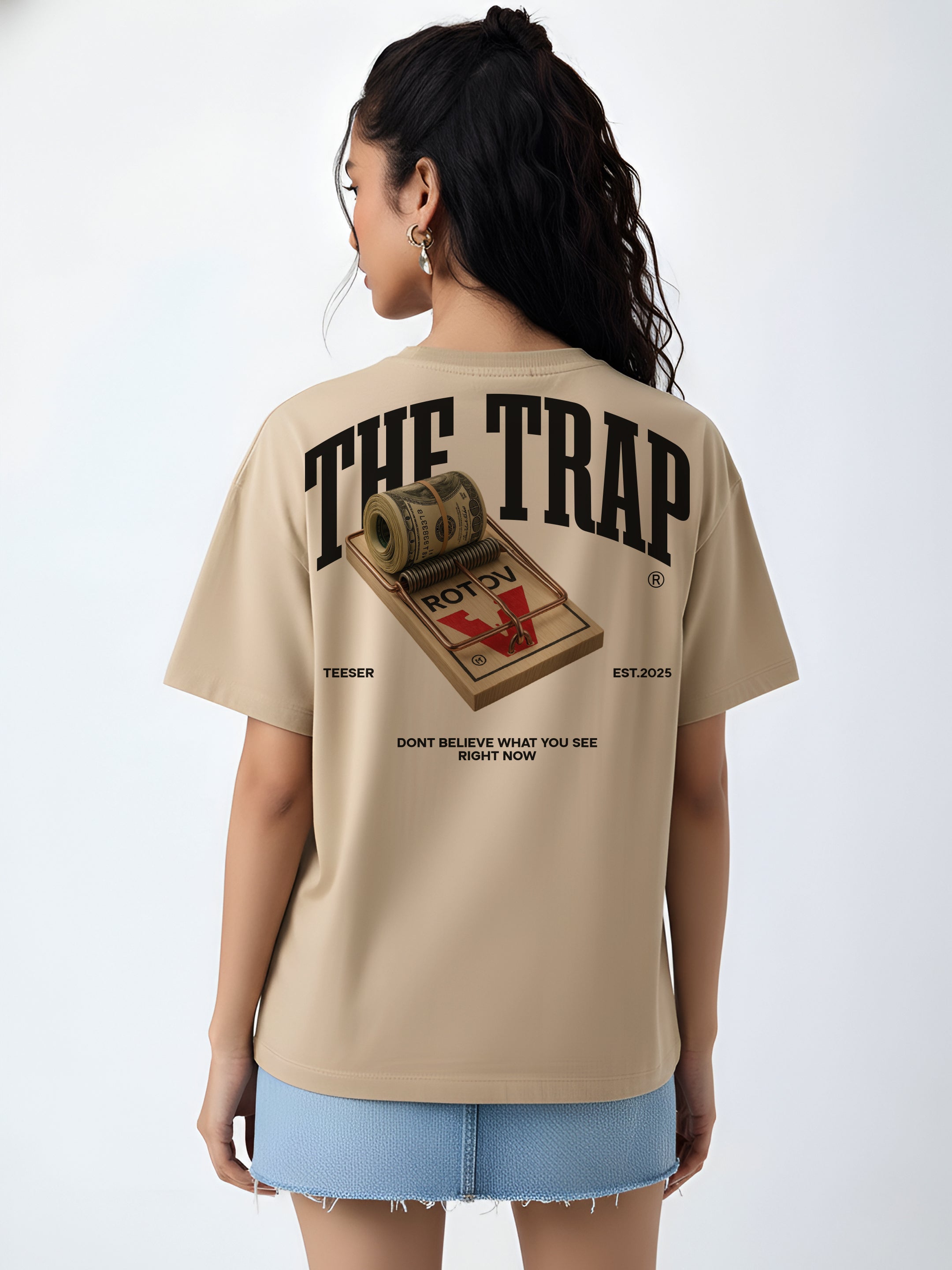 The Trap Oversized Fit T-Shirt For Women