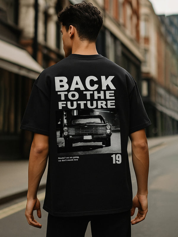 Back to the Future Oversized Fit T-Shirt