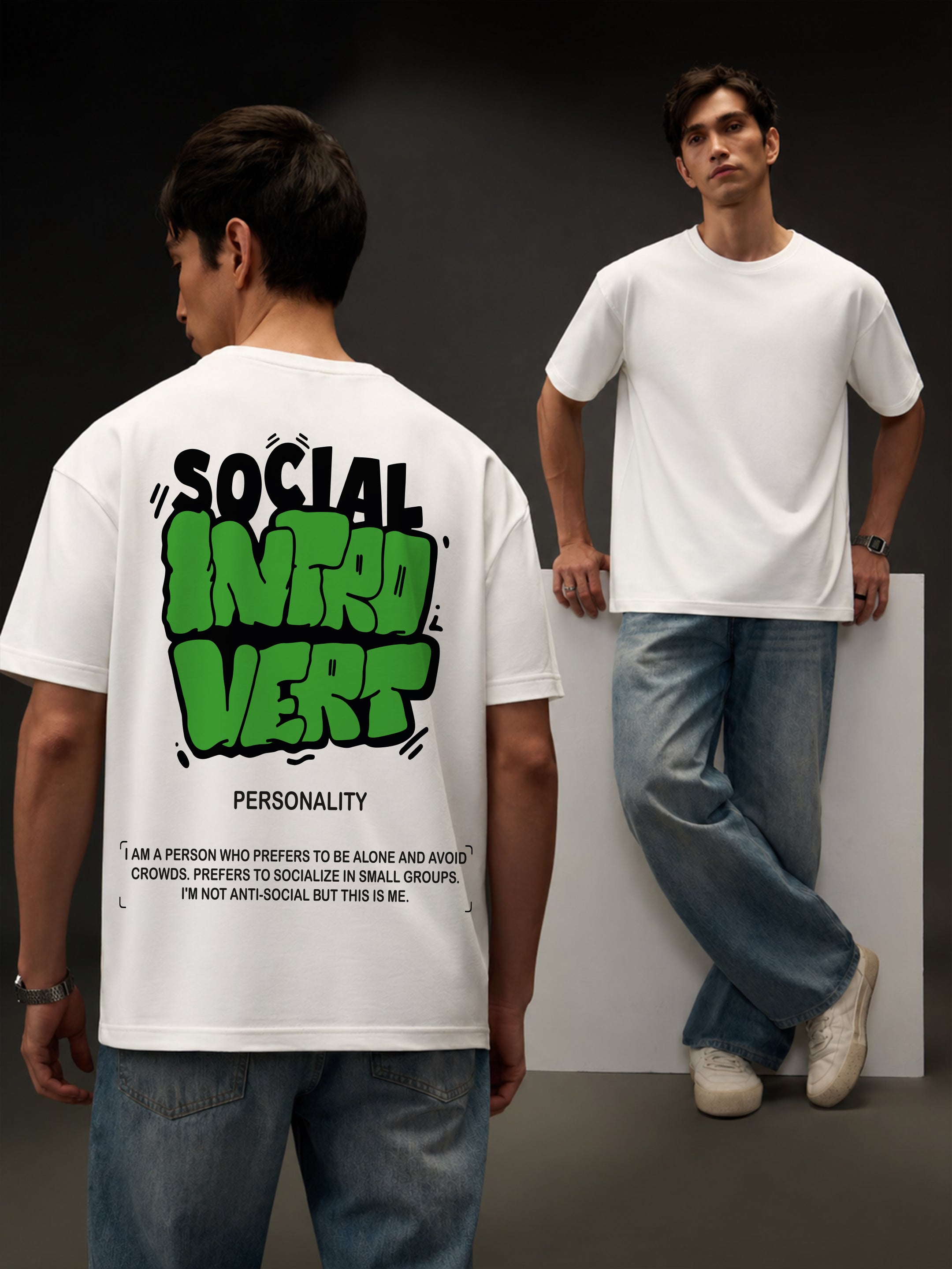 Introvert Oversized Fit T-Shirt