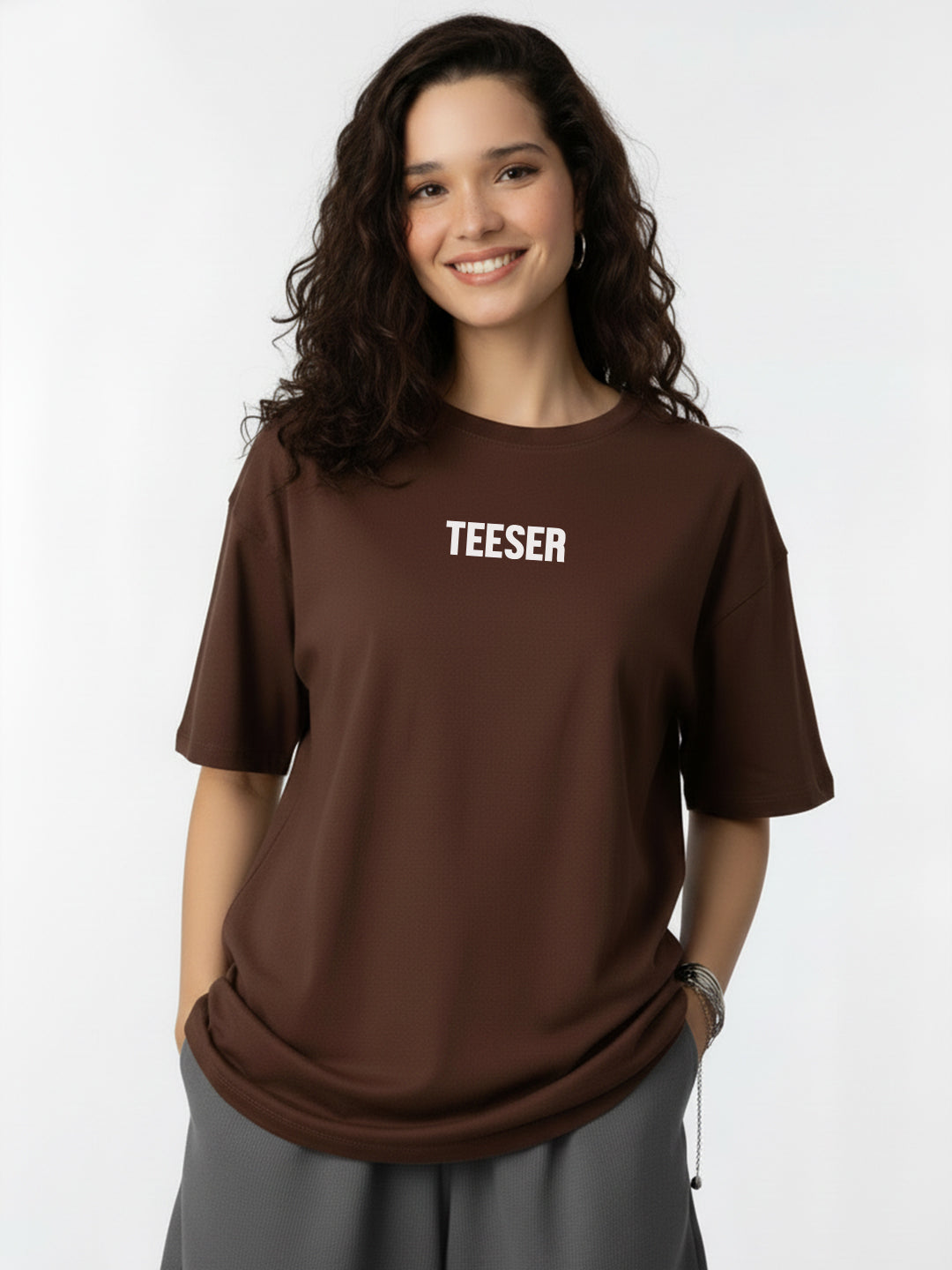 Conquer Oversized Fit T-Shirt For Women