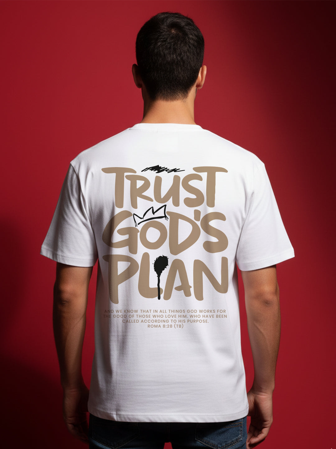 Trust God Plan Oversized Fit T-Shirt