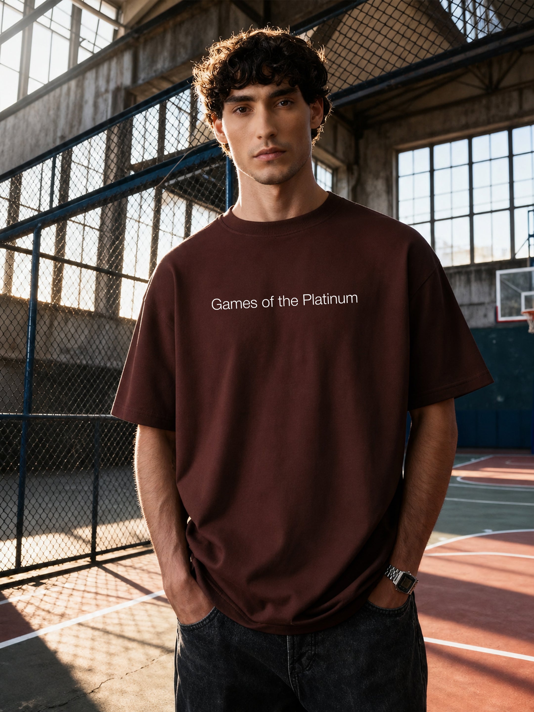 444 Game Of The Platinum Buddha  Oversized Fit T-Shirt