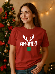 Amanda Christmas Regular T-Shirt For Women