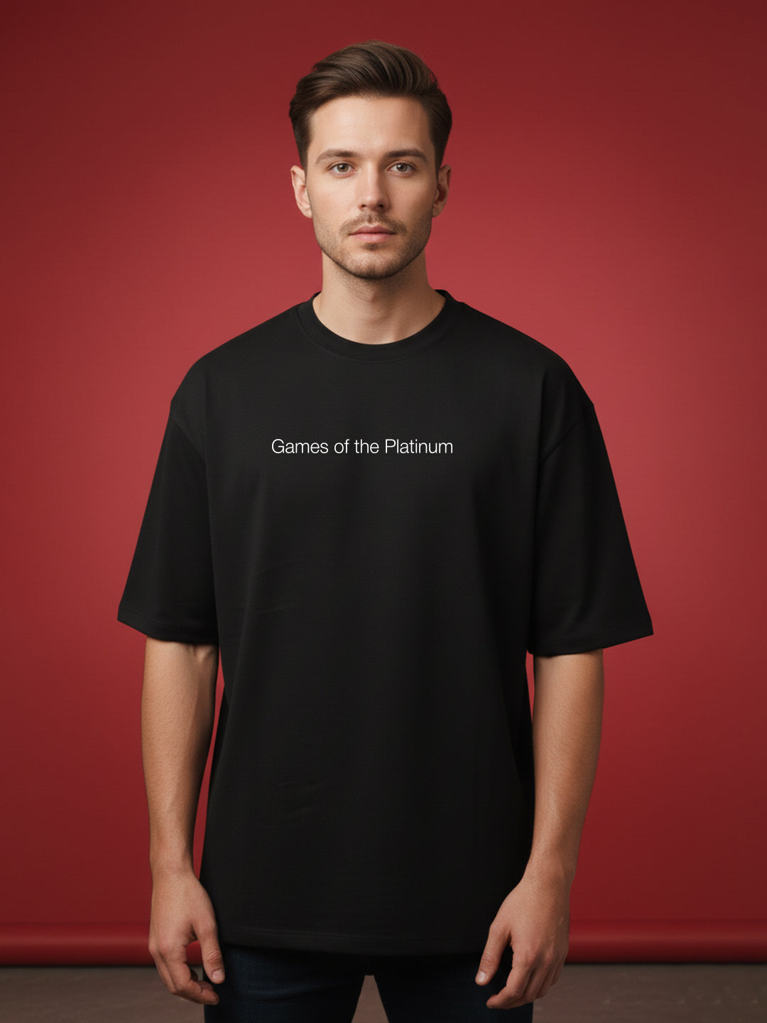 444 Game Of The Platinum Buddha  Oversized Fit T-Shirt