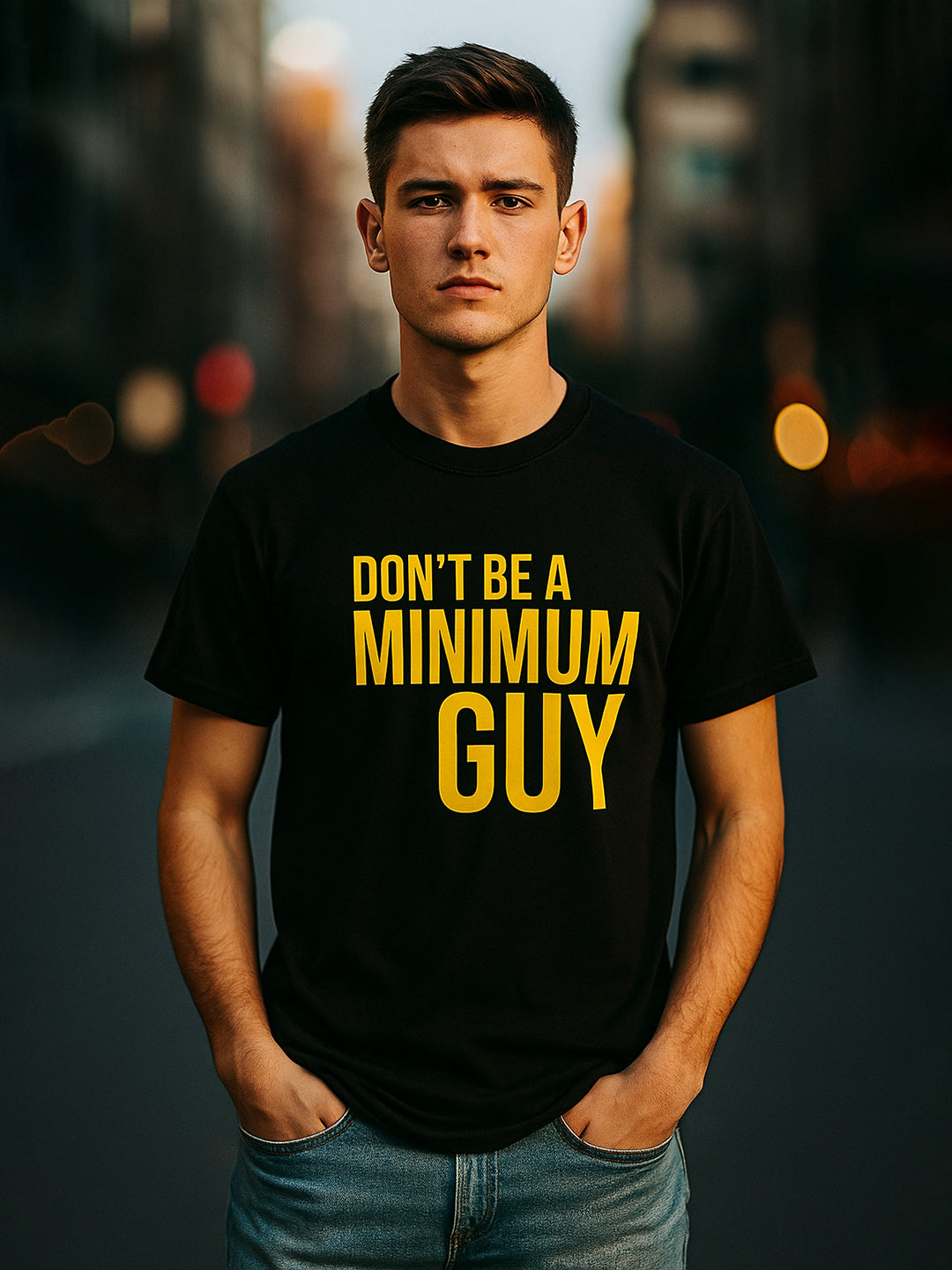 Don't Be A Minimum Guy Regular Fit T-Shirt