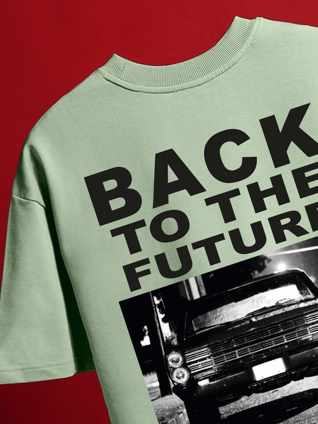 Back to the Future Oversized Fit T-Shirt