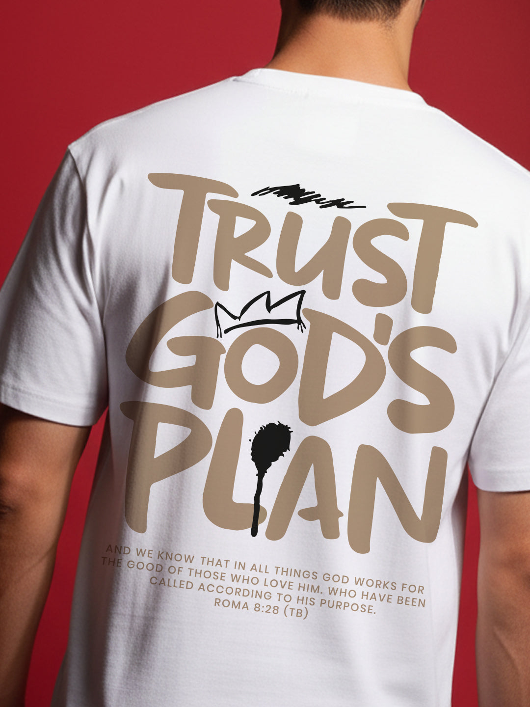 Trust God Plan Oversized Fit T-Shirt