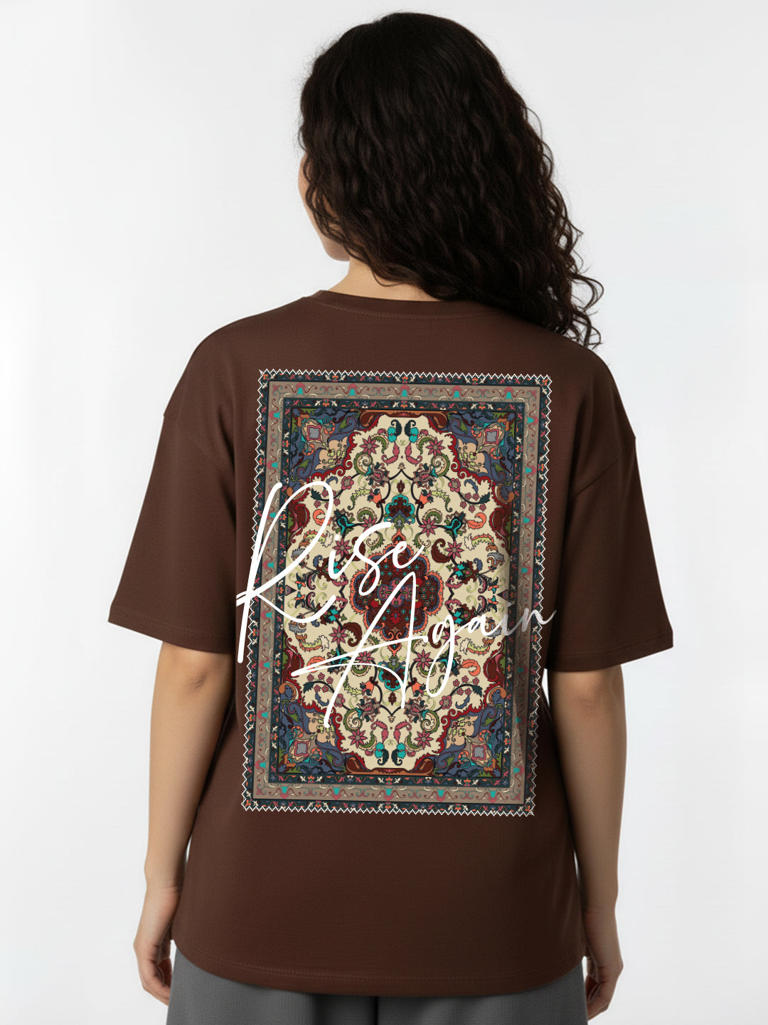 Rise Again Oversized Fit T-Shirt For Women