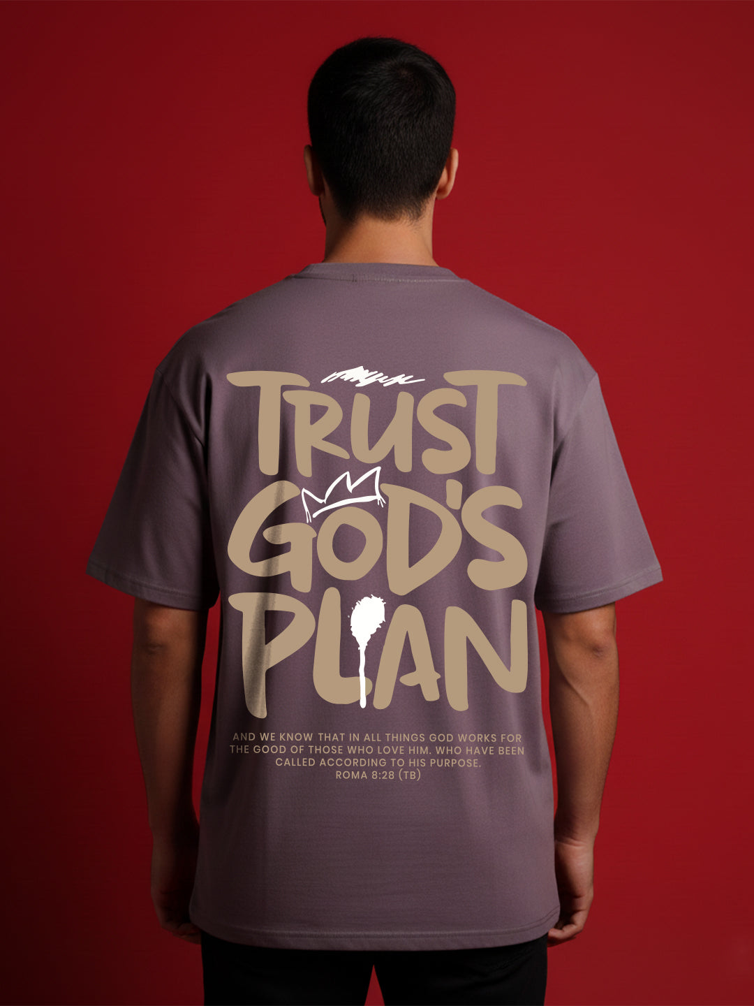 Trust God Plan Oversized Fit T-Shirt