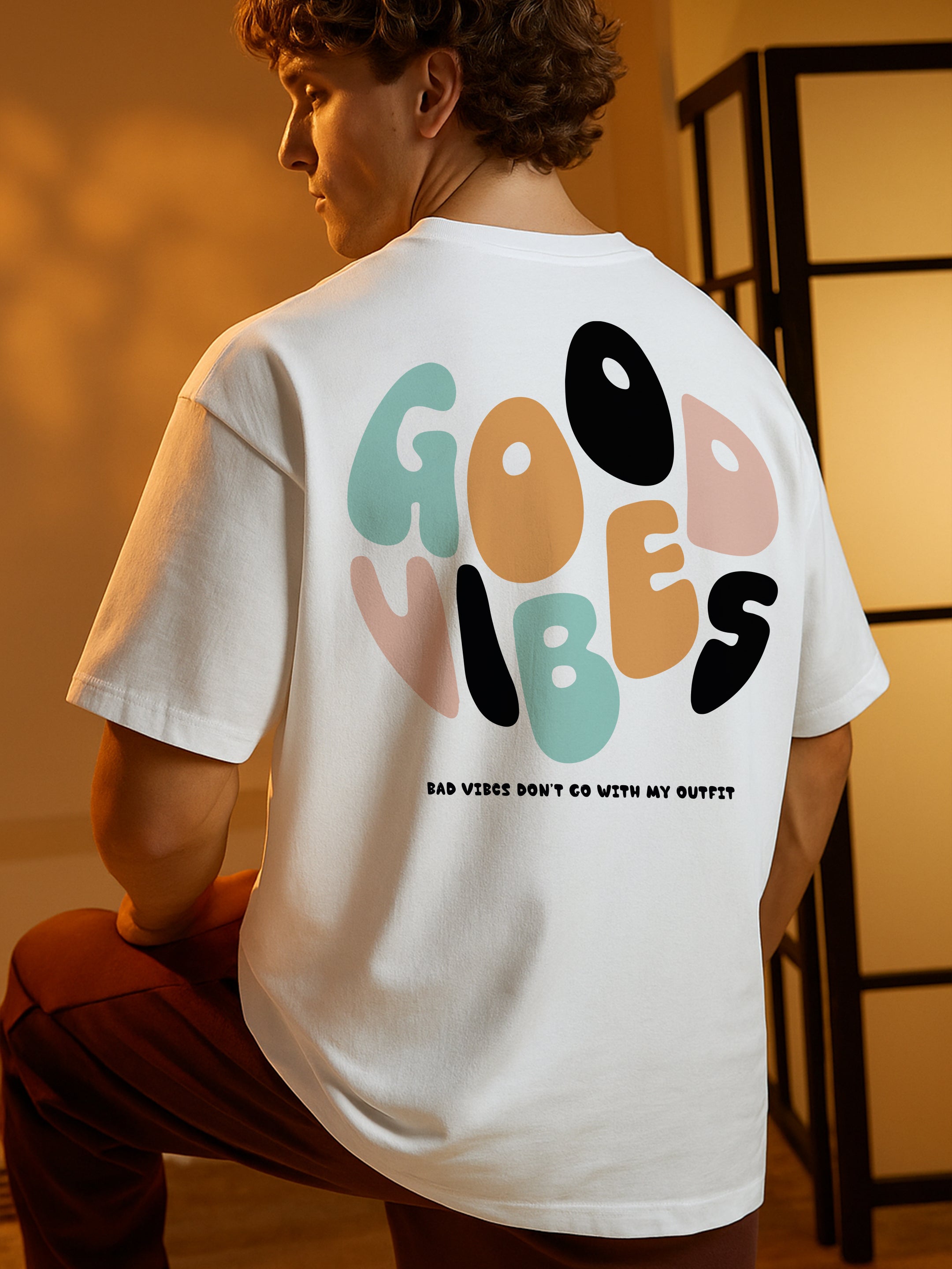 Good Vibes Only Oversized T-Shirt